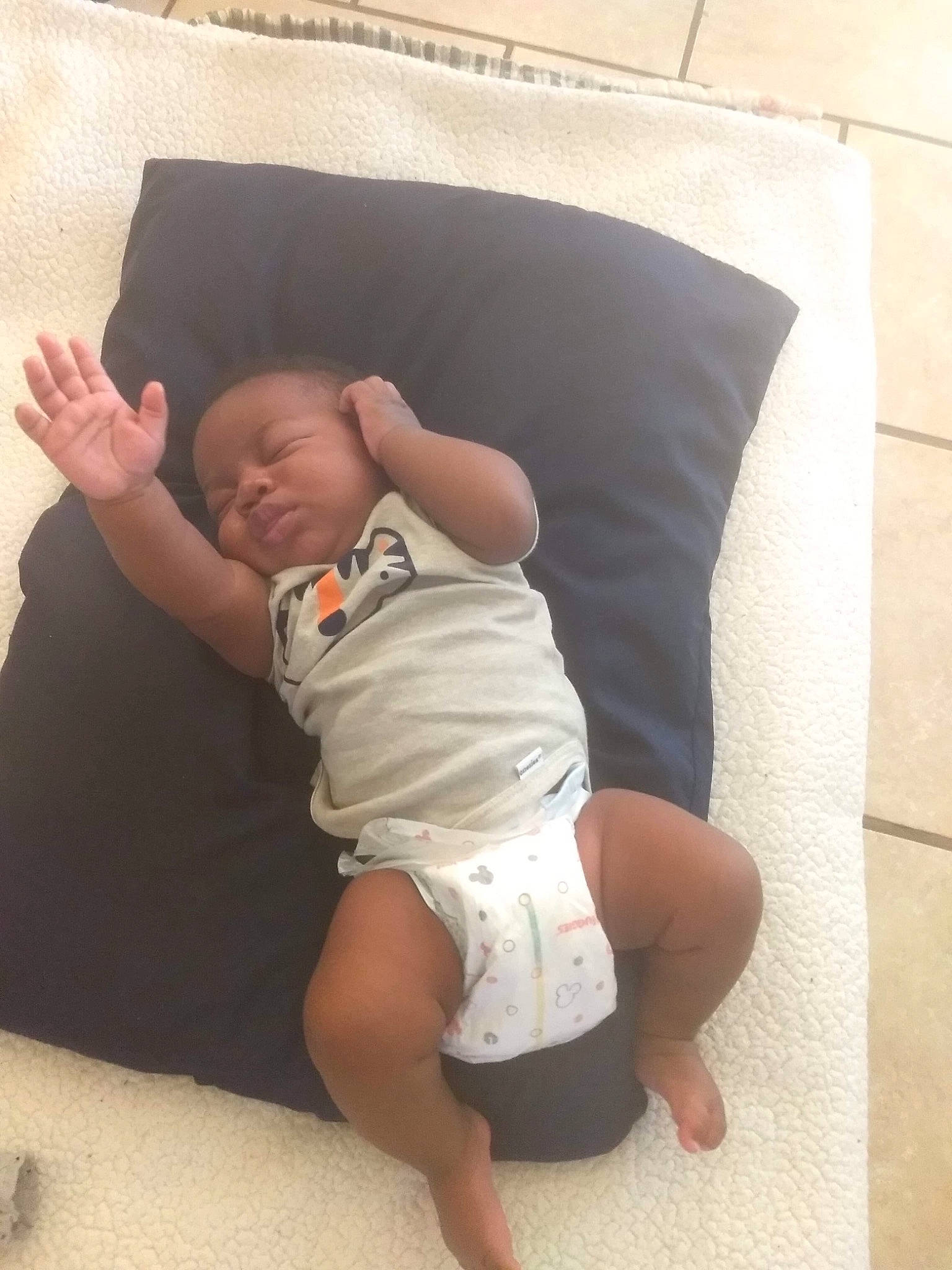 Duke joined the competition — help win amazing prizes! arm, baby, child, comfort, finger, hand, joint, knee, leg, nap, person, sleep, toddler