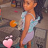 Zereniti joined the competition — help win amazing prizes! balloon, barefoot, bow, carpet, child, clothing, curly_hair, date_overlay, earrings, furniture, girl, hair, home, indoor, kitchen, living_room, pattern, pink_heart, playful, pose