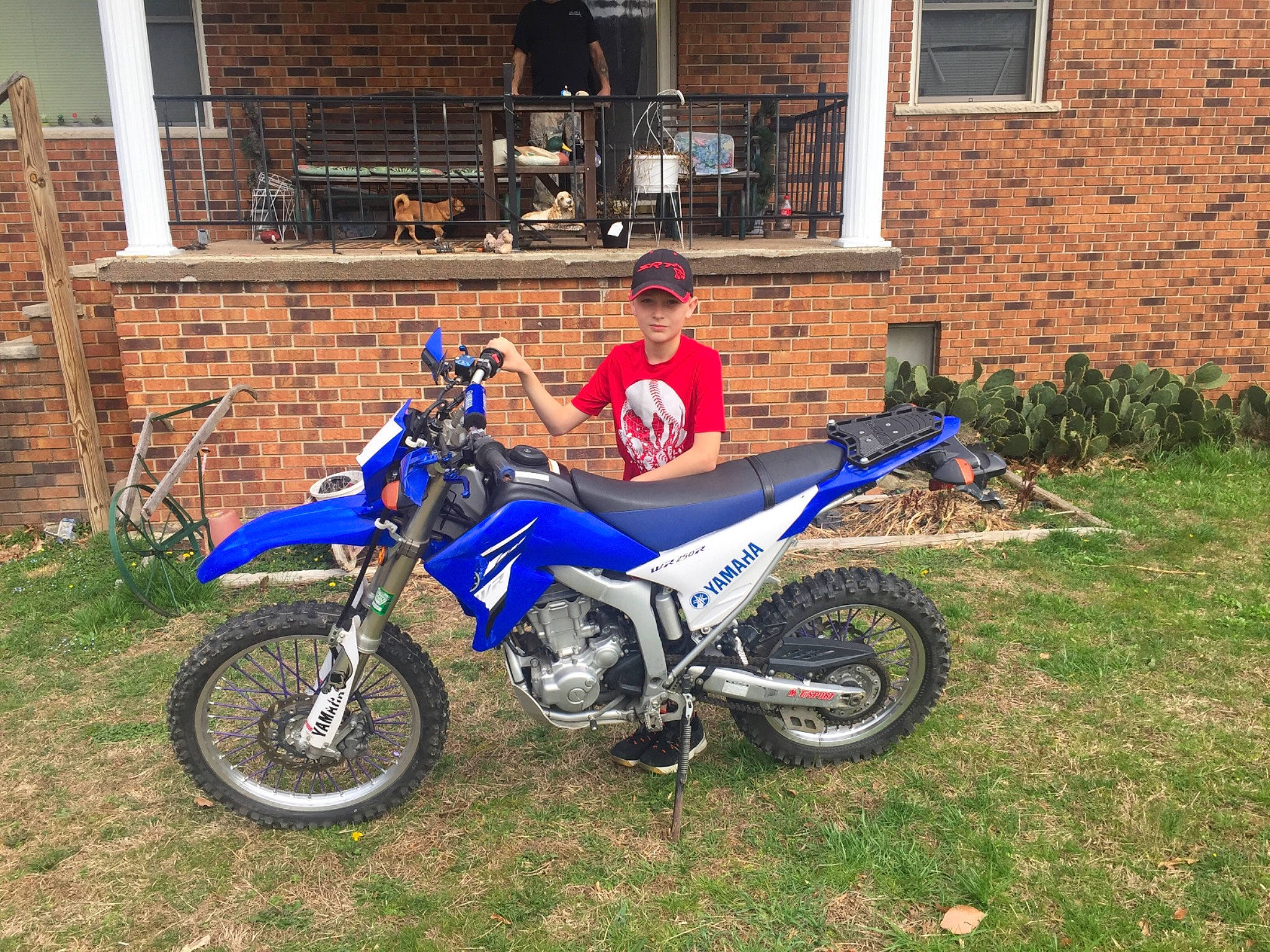 Kody is registered to the contest to win money with this photo: car, enduro, endurocross, headwear, land_vehicle, motocross, motorcycle, person, supermoto, vehicle