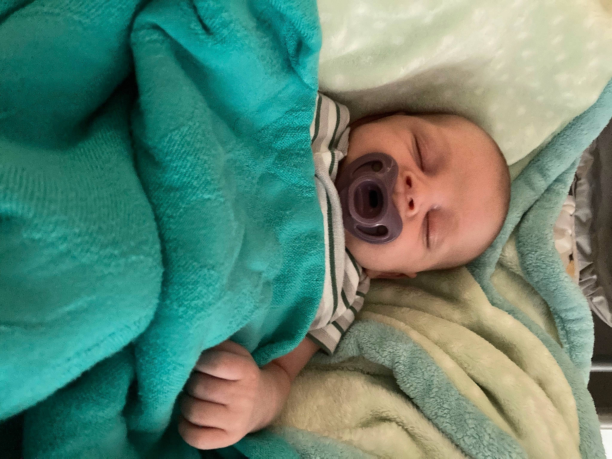 Isiah joined the competition — help win amazing prizes! baby, baby_products, baby_toddler_clothing, cheek, child, comfort, electric_blue, facial_expression, gesture, linens, person, skin, textile, thumb, toddler