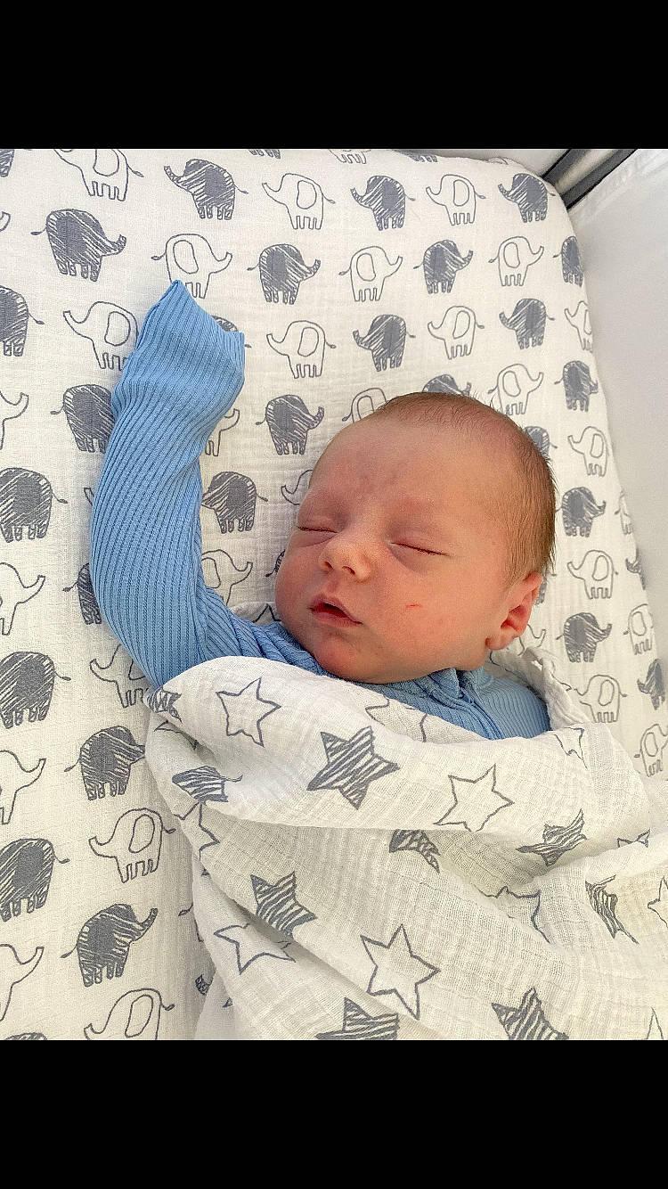 Kylar joined the competition — help win amazing prizes! baby, baby_products, baby_sleeping, baby_toddler_clothing, bedding, bedtime, cheek, child, comfort, happy, linens, nap, pattern, person, portrait_photography, room, skin, sleep, sleeve, textile