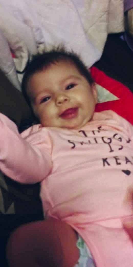 Heidi joined the competition — help win amazing prizes! beauty, cheek, child, day, eyebrow, face, facial_expression, hair, head, human_hair_color, infant, nose, people, person, pink, product, sitting, skin, smile, toddler