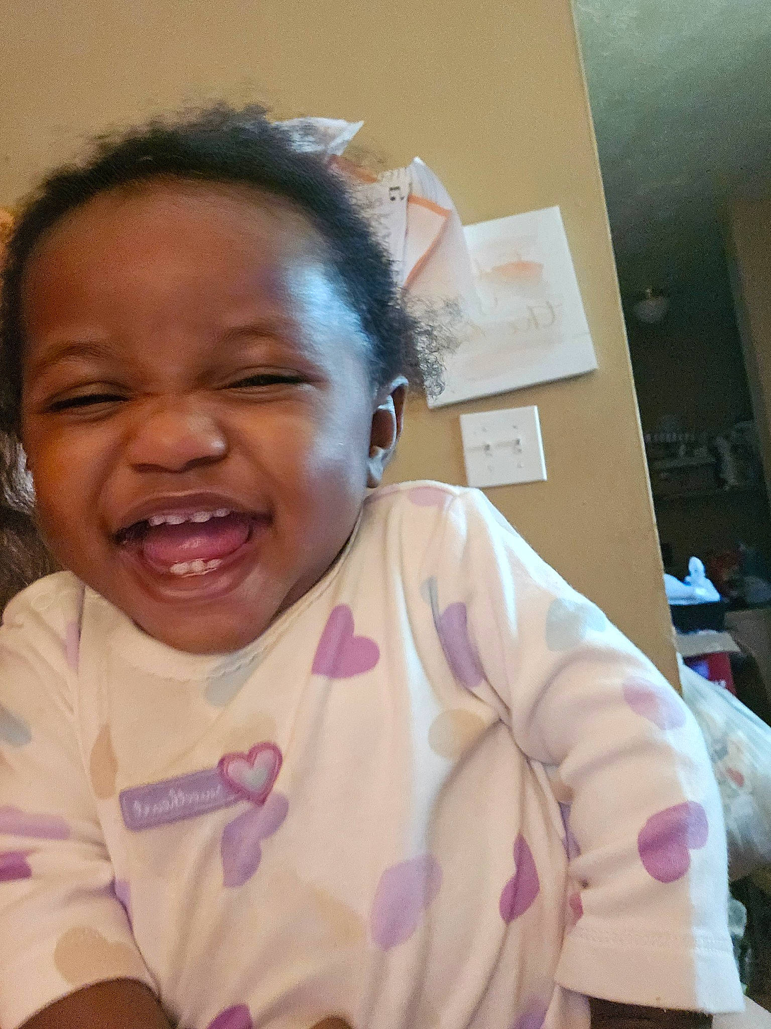 Lillian joined the competition — help win amazing prizes! cheek, chin, comfort, ear, eyebrow, eyelash, finger, forehead, gesture, happy, jaw, lip, mouth, neck, nose, person, skin, sleeve, smile, thumb