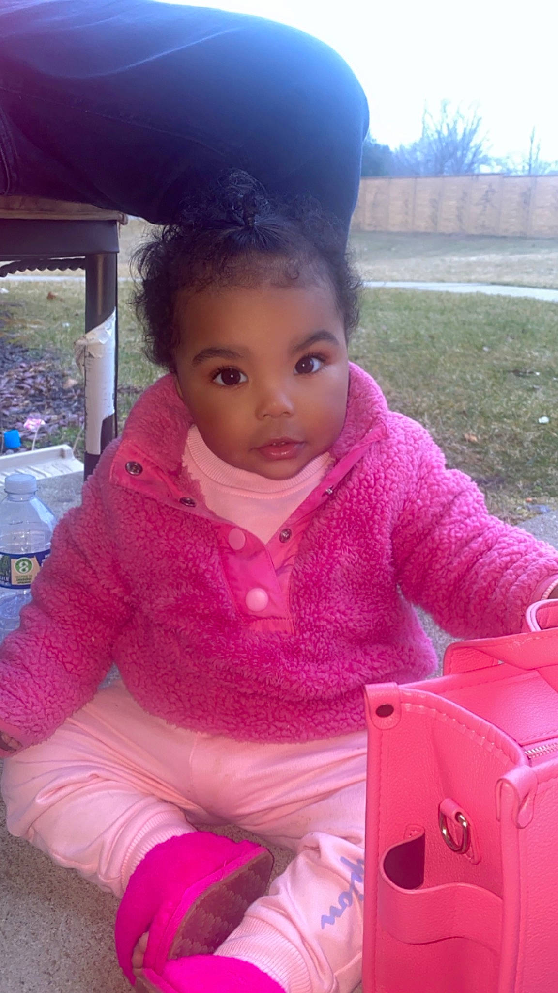 Khalya joined the competition — help win amazing prizes! child, cool, fun, grass, happy, leisure, magenta, motor_vehicle, person, pink, play, purple, recreation, sitting, skin, toddler, travel, tree, vacation