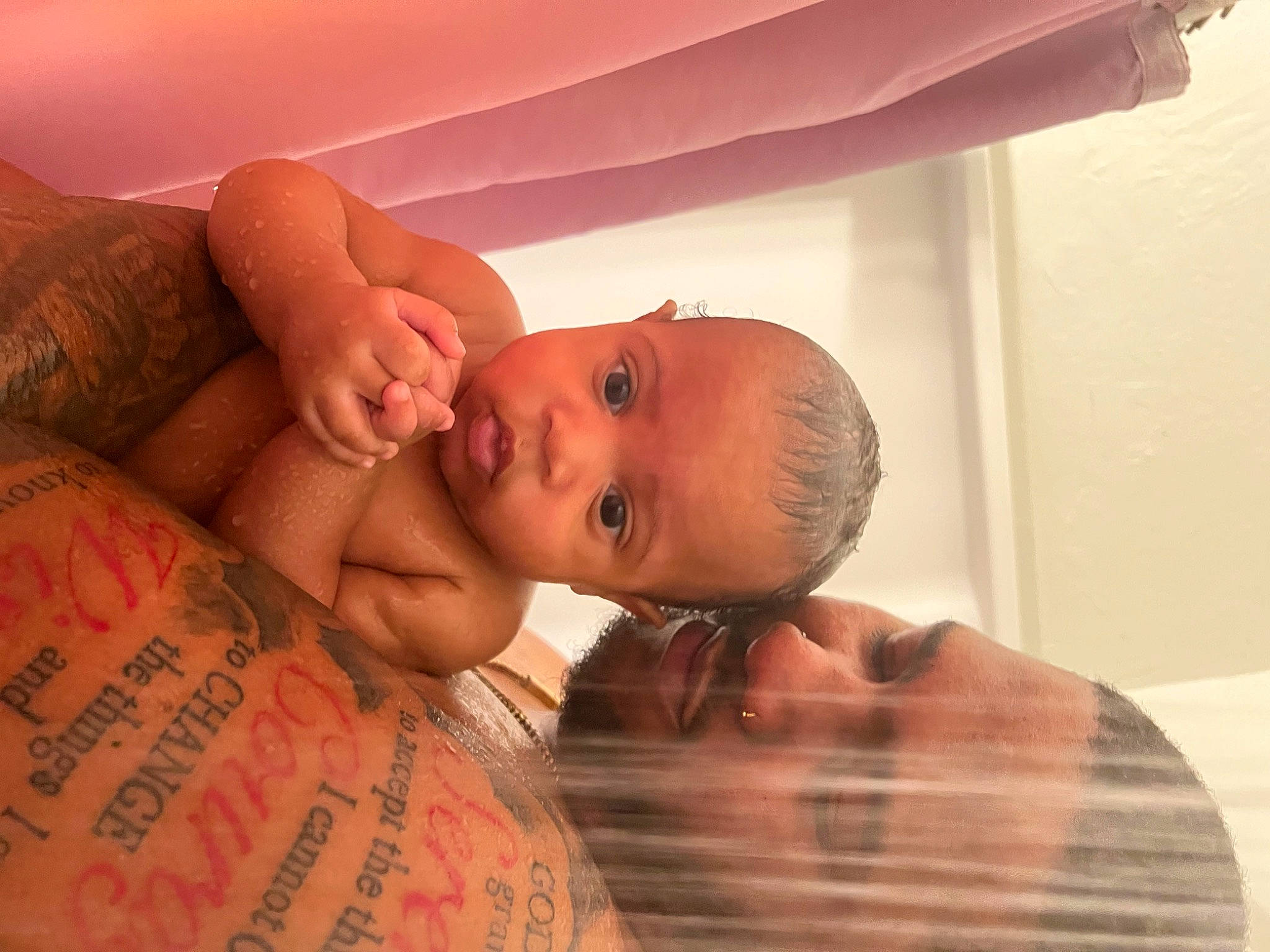 Messiah is registered to the contest to win money with this photo: abdomen, baby, cheek, chest, chin, comfort, ear, eye, eyebrow, eyelash, face, head, human_body, lip, mouth, neck, nose, person, skin, toddler