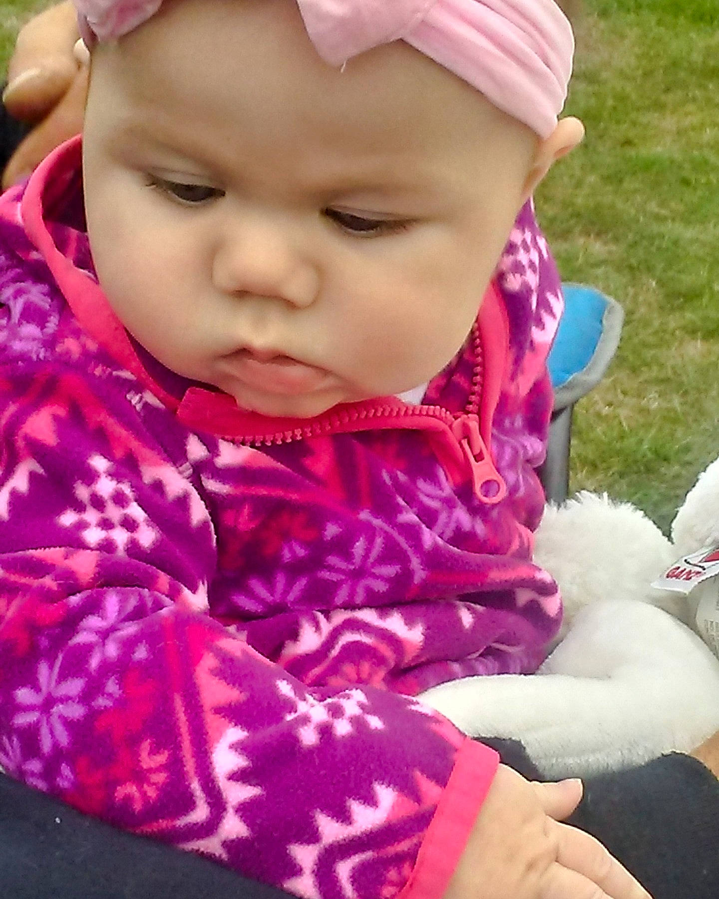 Paetonn joined the competition — help win amazing prizes! baby_products, cheek, child, day, ear, eye, fun, girl, hair_accessory, infant, lip, magenta, person, pink, play, product, purple, skin, smile, textile