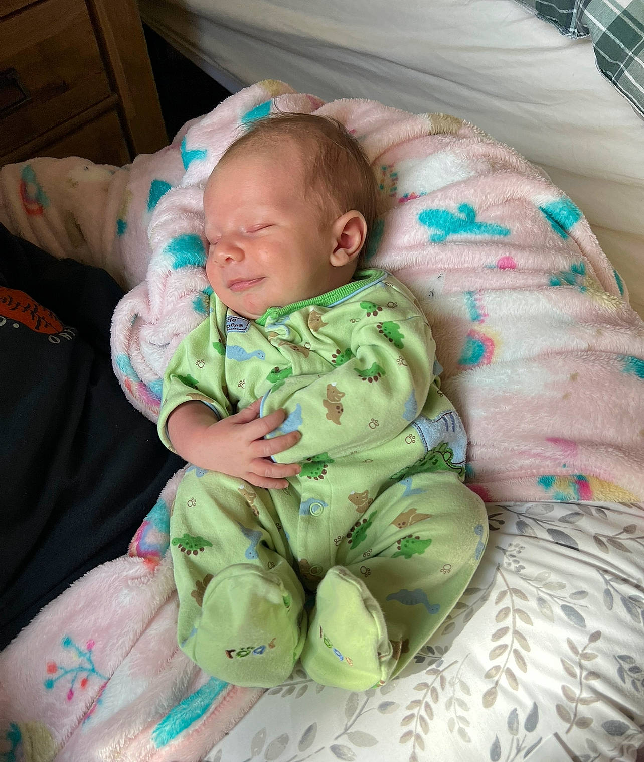 Conor joined the competition — help win amazing prizes! baby, baby_products, baby_safety, baby_toddler_clothing, bedding, bedtime, cheek, child, comfort, facial_expression, head, linens, person, room, sitting, skin, sleep, sleeve, textile, thumb