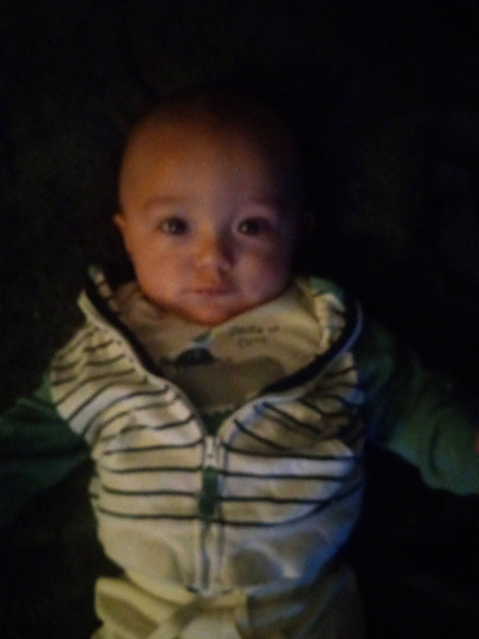 Kieran joined the competition — help win amazing prizes! baby, baby_toddler_clothing, cheek, child, chin, comfort, darkness, eyebrow, flash_photography, fun, iris, jaw, nose, person, portrait, room, sitting, sleeve, tints_and_shades, toddler