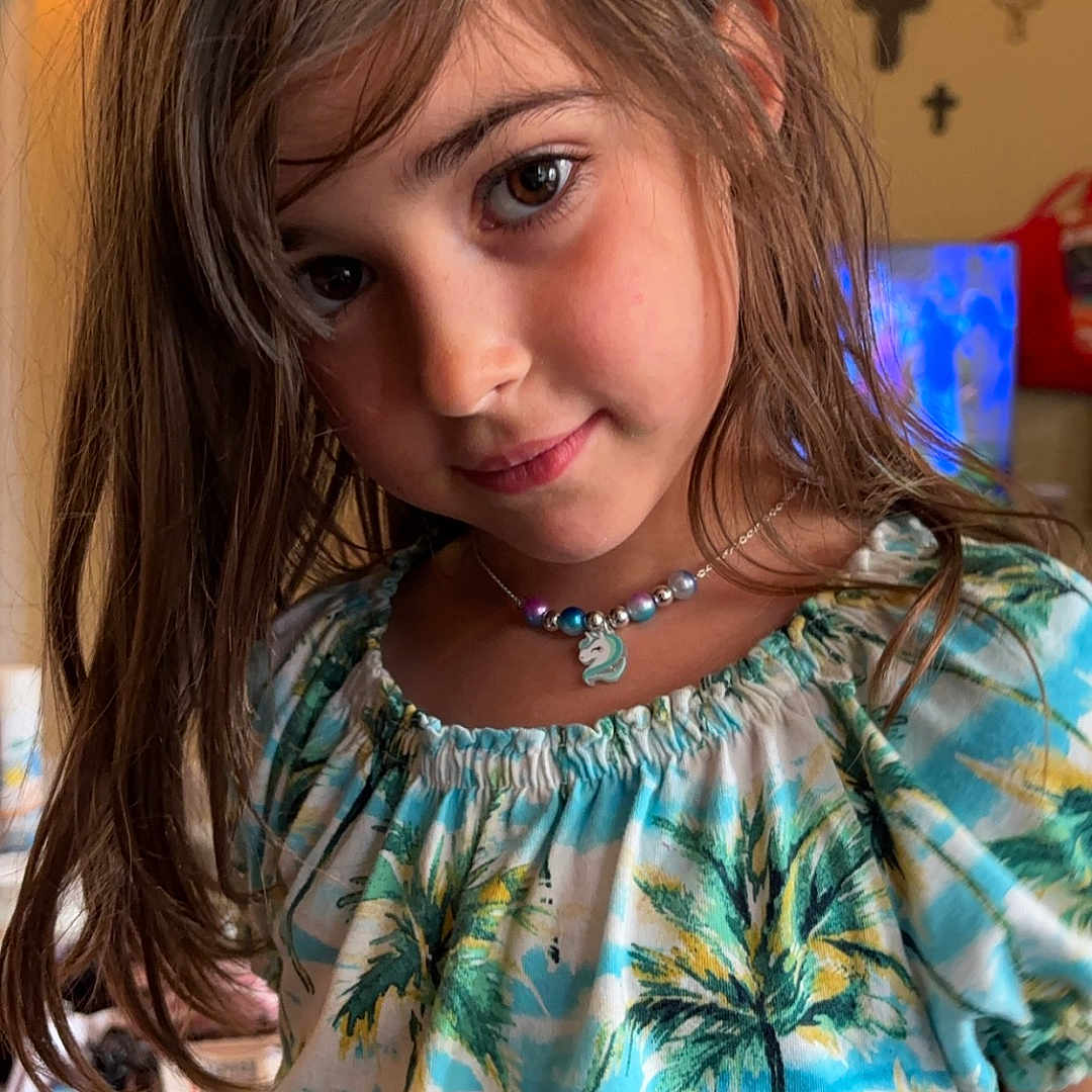 Abigail joined the competition — help win amazing prizes! accessories, blouse, child, clothing, dress, electronics, eveningdress, face, female, formalwear, girl, happy, head, jewelry, necklace, person, photography, portrait, screen, smile