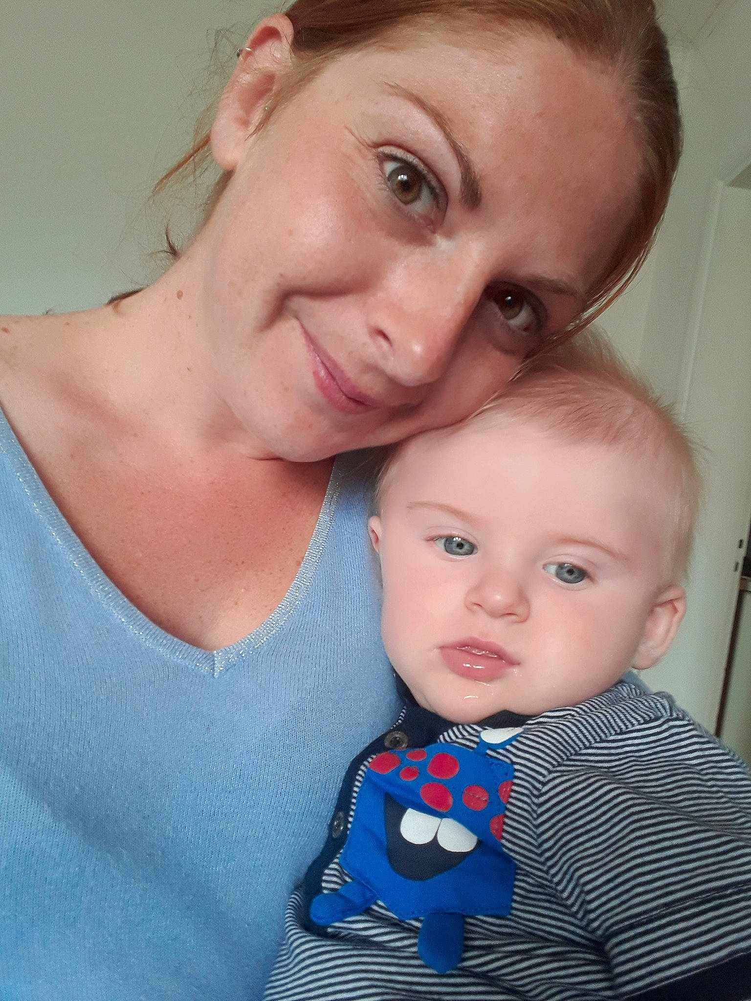 Alec participe au concours pour gagner de l'argent avec cette photo : baby, blue, cheek, child, chin, eye, eyebrow, face, forehead, head, iris, joy, lip, neck, nose, people, person, skin, smile, toddler