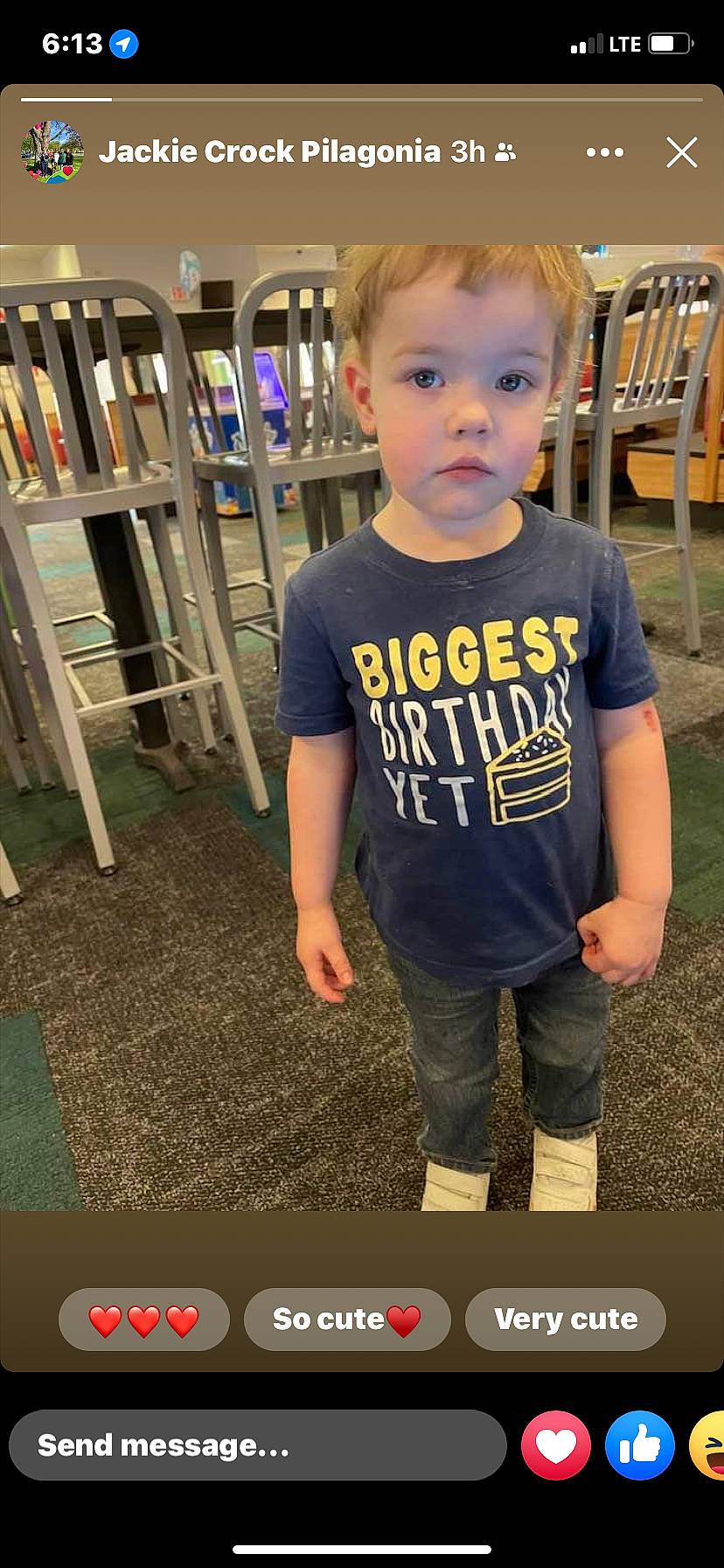 Mathew is registered to the contest to win money with this photo: baby, baby_toddler_clothing, bookcase, child, cool, denim, electric_blue, flooring, fun, happy, iris, person, shelf, shelving, sleeve, snapshot, sportswear, standing, t_shirt, toddler