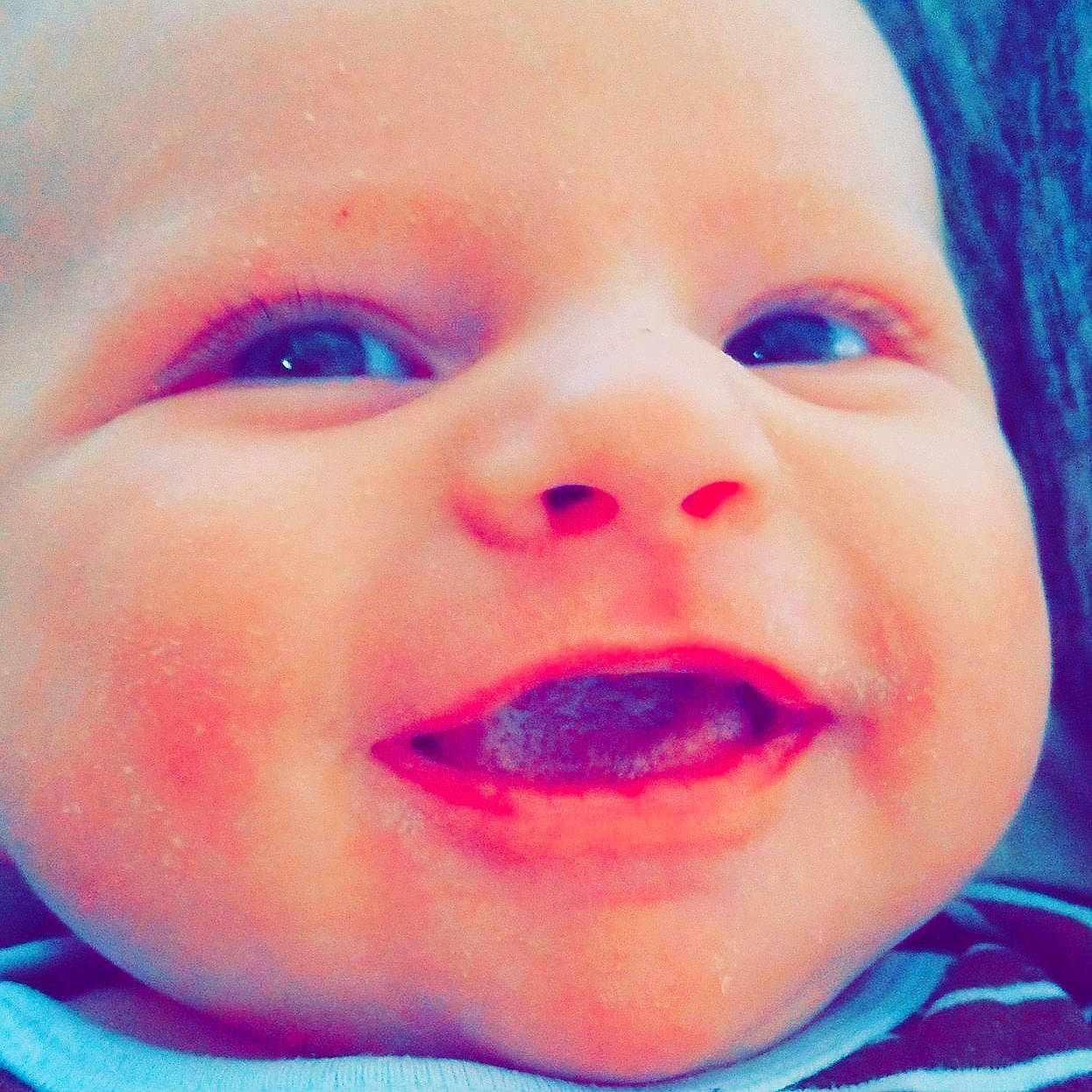 Kooper joined the competition — help win amazing prizes! cheek, child, chin, close_up, ear, eye, eyebrow, face, forehead, head, infant, jaw, lip, mouth, nose, person, skin, smile, toddler, tongue