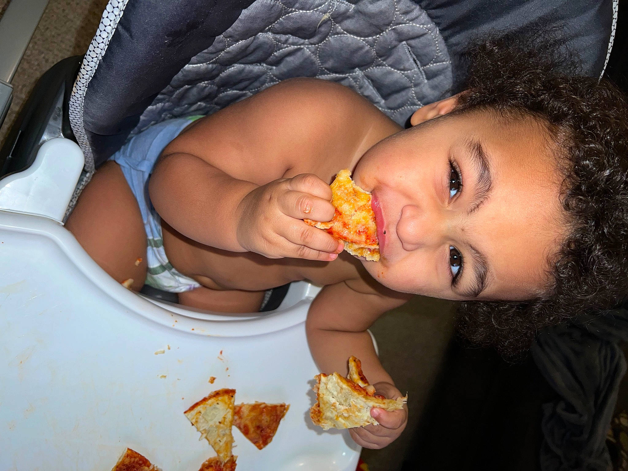 Kayden joined the competition — help win amazing prizes! child, cuisine, dish, eyelash, fast_food, finger, food, food_craving, fun, hand, happy, ingredient, lip, mouth, nail, nose, orange, person, smile, tableware