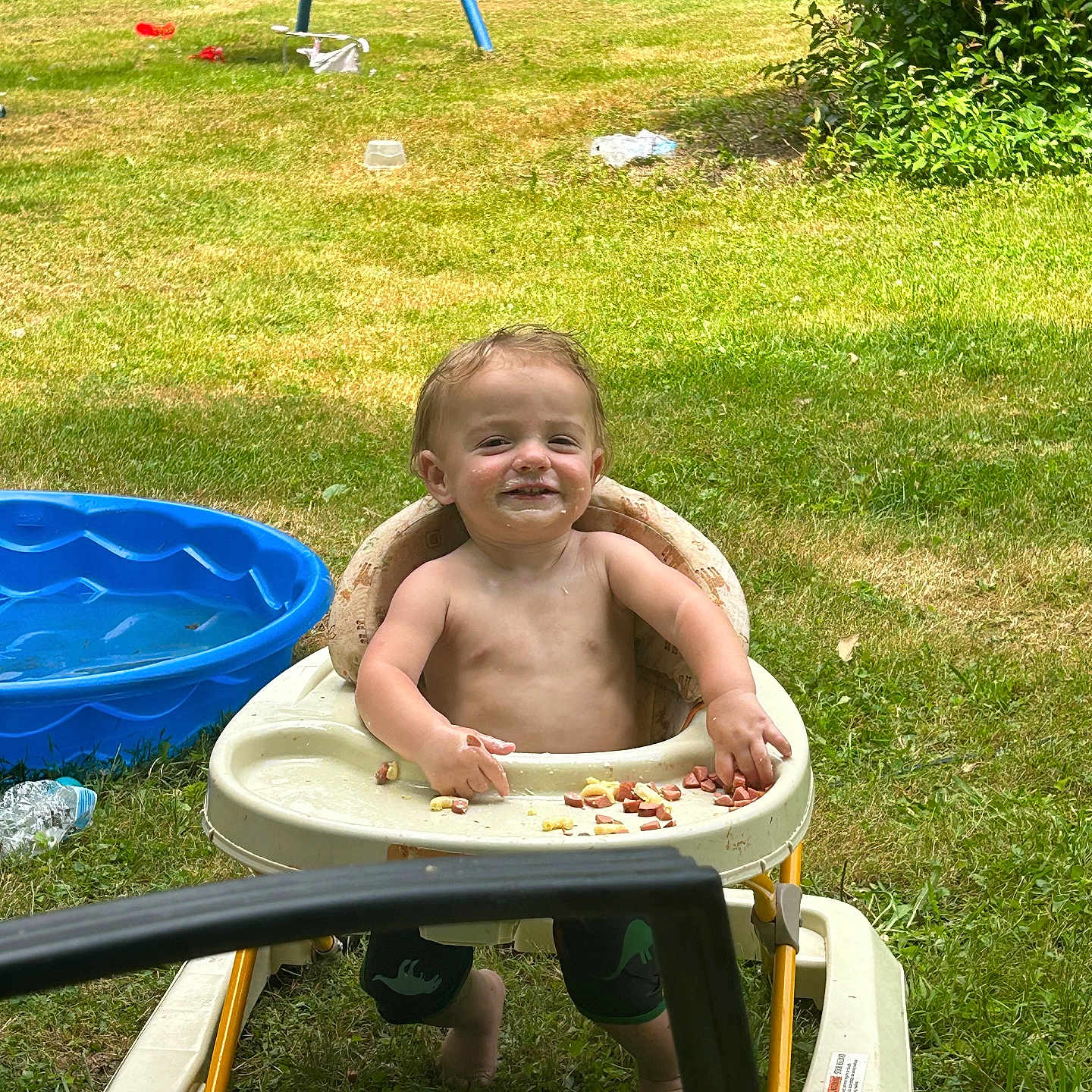 Ryker joined the competition — help win amazing prizes! baby, backyard, face, furniture, grass, head, lawn, nature, outdoorplayarea, outdoors, park, person, photography, plant, playarea, portrait, summer, tree, vegetation, yard