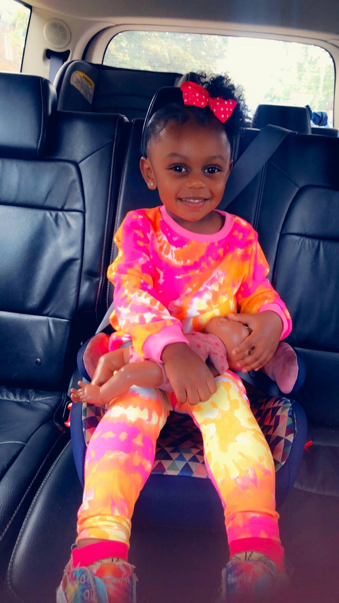 Dekota joined the competition — help win amazing prizes! automotive_design, baby_toddler_clothing, car_seat, car_seat_cover, cool, face, flash_photography, fun, happy, joy, leisure, magenta, motor_vehicle, person, pink, purple, shorts, smile, thigh, toddler