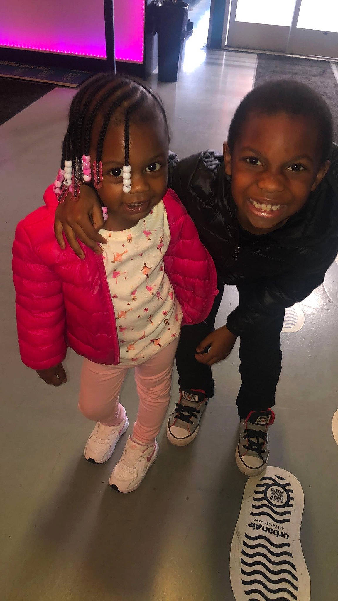 Dekota joined the competition — help win amazing prizes! arm, baby_toddler_clothing, cheek, child, cool, face, flooring, fun, hair, happy, head, human_body, joy, person, photograph, pink, skin, smile, snapshot, thigh