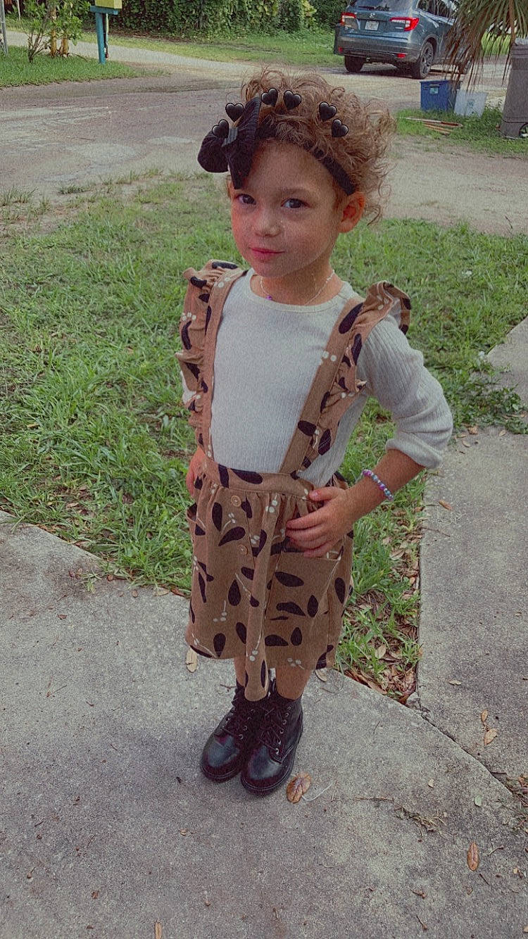 Everly joined the competition — help win amazing prizes! eye, eyewear, fashion_accessory, fashion_design, fawn, fur, grass, hairstyle, jewellery, military_camouflage, neck, pattern, person, plant, shoe, sitting, sleeve, terrestrial_animal, toddler, trunk