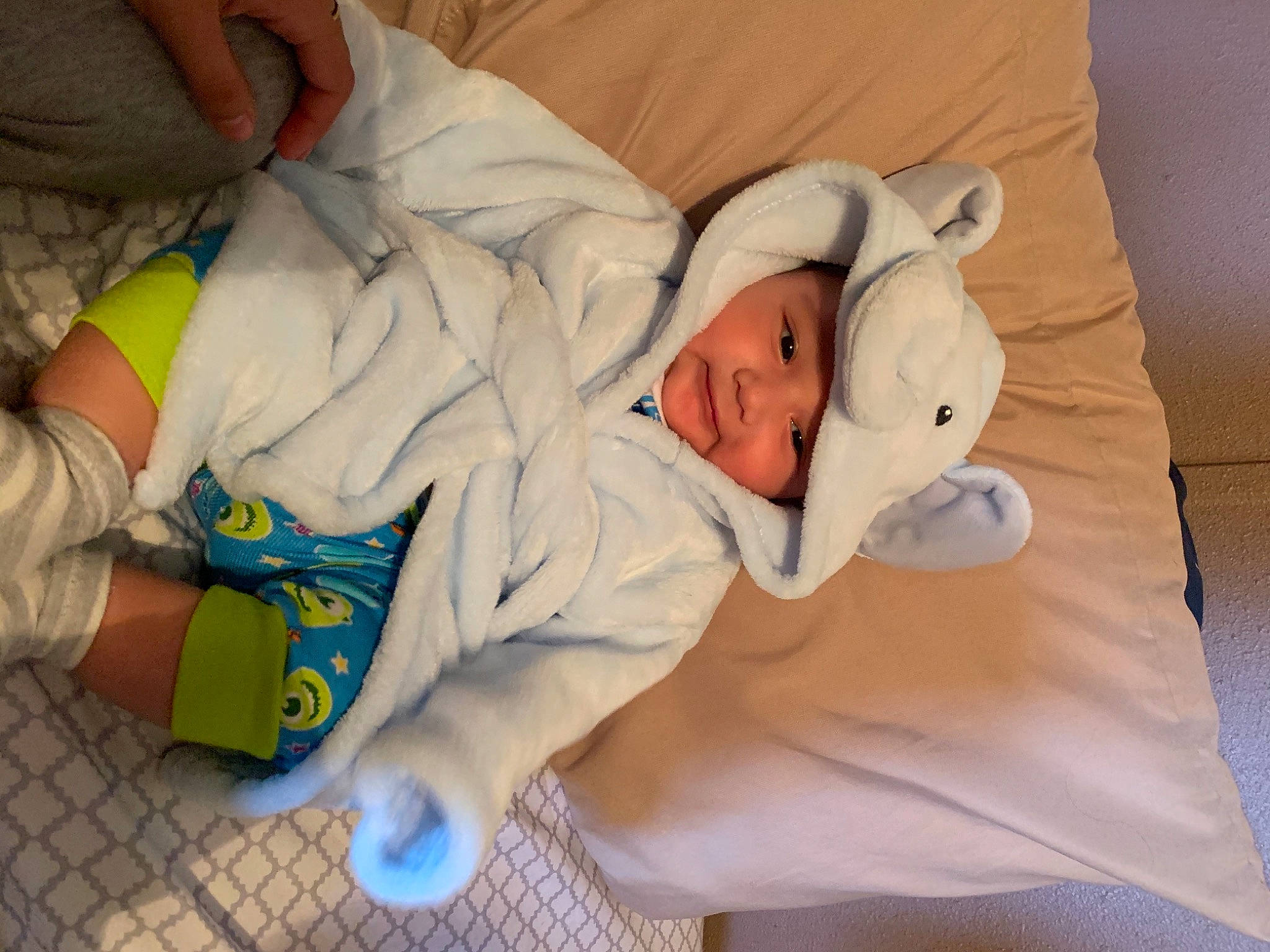 Jesiah joined the competition — help win amazing prizes! baby, baby_products, baby_safety, baby_sleeping, baby_toddler_clothing, bedtime, child, comfort, headwear, linens, person, sleep, sock, toddler