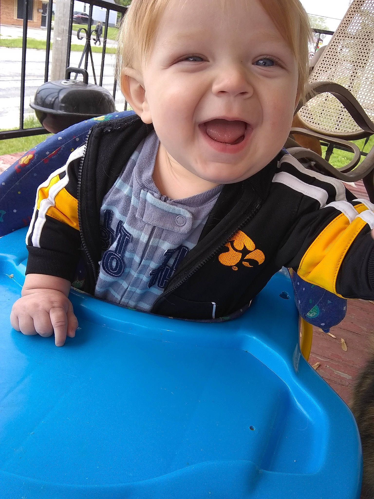 Konnor joined the competition — help win amazing prizes! baby, child, facial_expression, fun, happy, leisure, outdoor_play_equipment, person, play, playground, public_space, recreation, skin, smile, toddler, vacation