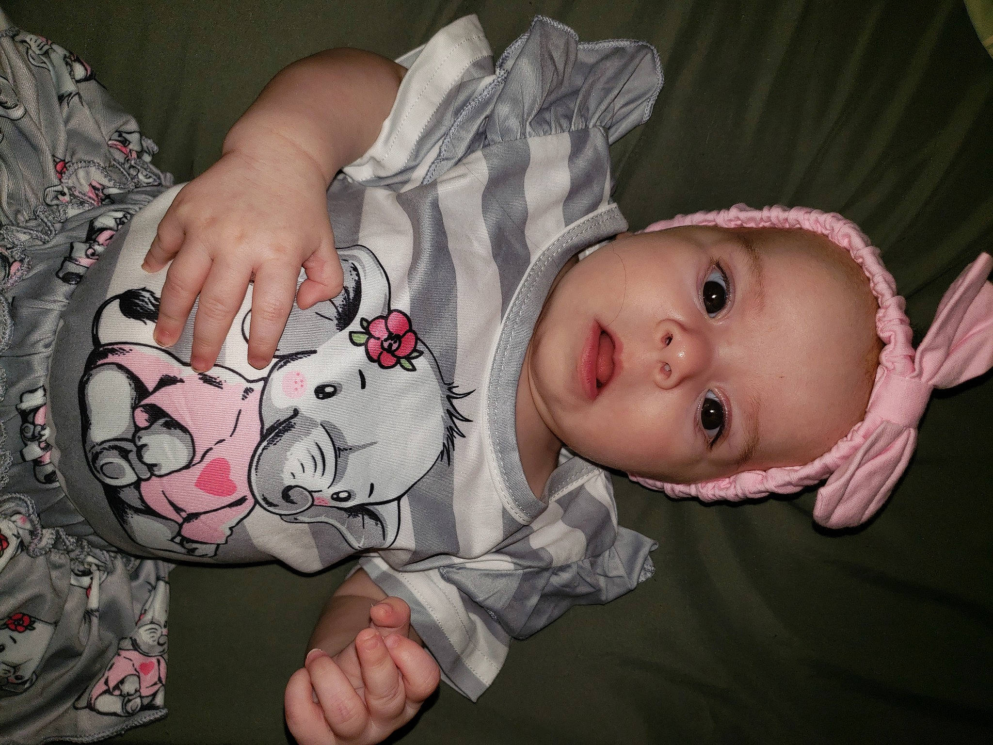 Esperanza is registered to the contest to win money with this photo: baby, baby_products, baby_toddler_clothing, cheek, child, eye, eyelash, finger, hair, hand, happy, head, human_body, iris, mouth, nose, pattern, person, skin, sleeve