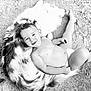 Shelby a rejoint le concours — aidez-le/la à gagner de superbes lots ! toddler, child, smile, face, barefoot, diaper, furry_cushion, outdoor, sand, relaxed, happy, black_and_white, infant, baby, candid, portrait, cute, young, grass, playful