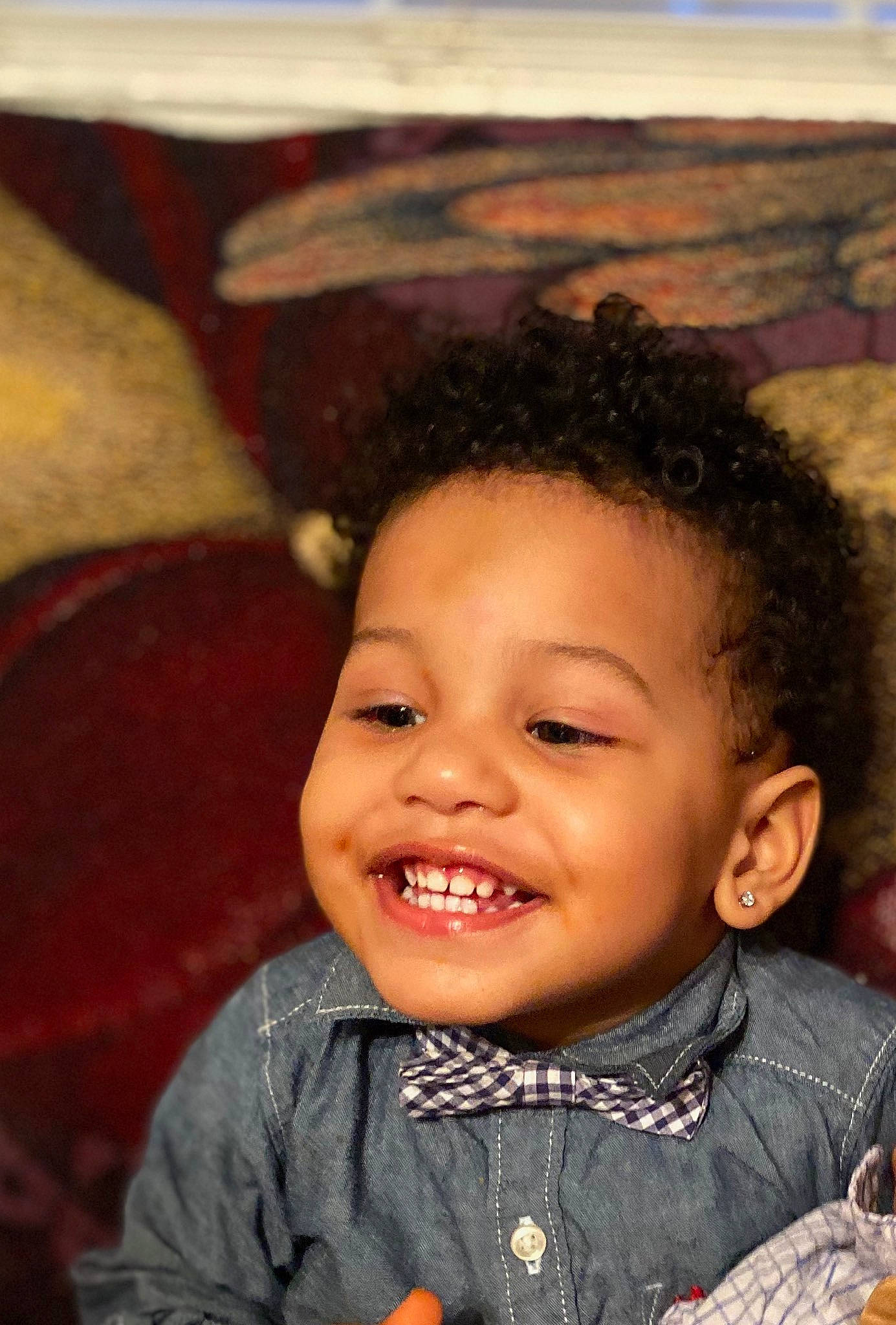 Kaisen is registered to the contest to win money with this photo: cheek, child, chin, face, facial_expression, forehead, fun, happy, head, joy, laugh, nose, person, portrait, smile, toddler