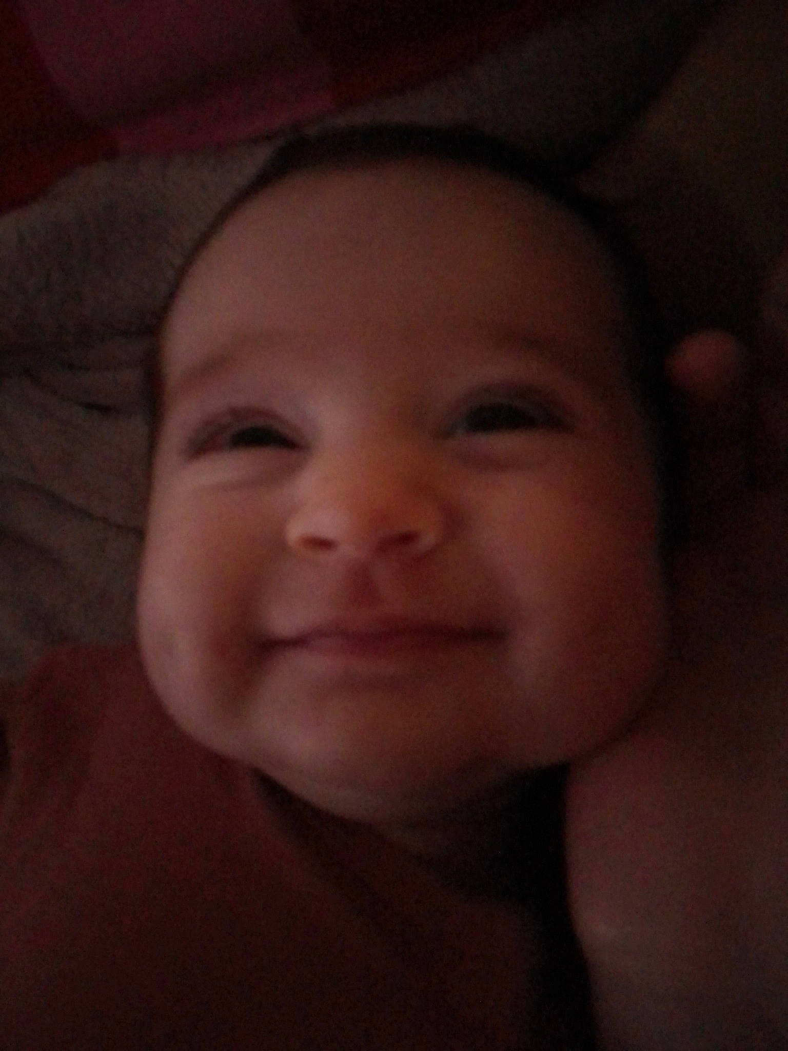 Amira is registered to the contest to win money with this photo: baby, cheek, cool, ear, eye, eyebrow, facial_expression, flash_photography, forehead, fun, hairstyle, happy, iris, joy, lip, mammal, mouth, nose, person, skin