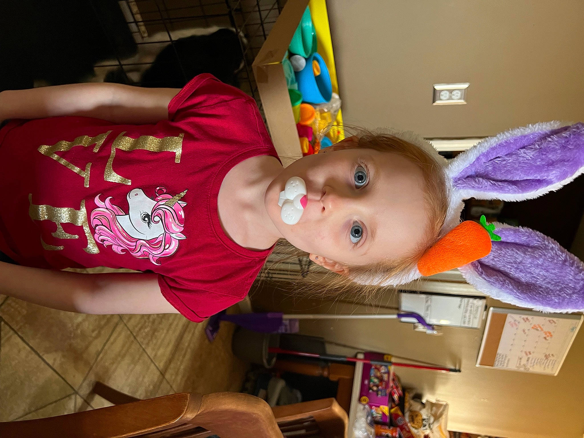 Allison joined the competition — help win amazing prizes! baby, baby_products, baby_toddler_clothing, baby_toys, cheek, child, fun, happy, magenta, party, party_supply, person, play, room, t_shirt, toddler