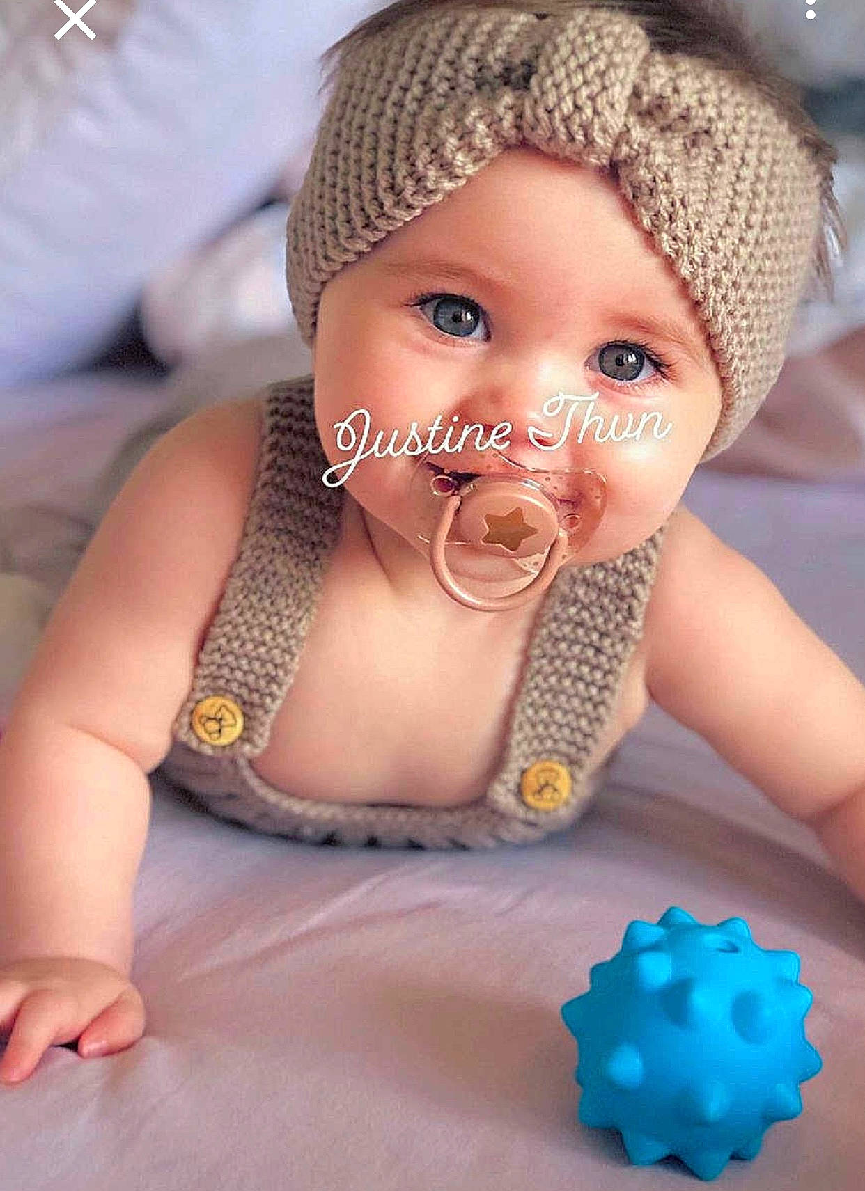 Luciana a rejoint le concours — aidez-le/la à gagner de superbes lots ! baby, beanie, bonnet, cap, cheek, child, clothing, crochet, fashion_accessory, forehead, hair_accessory, head, headgear, headpiece, headwear, knit_cap, lip, mouth, nose, person