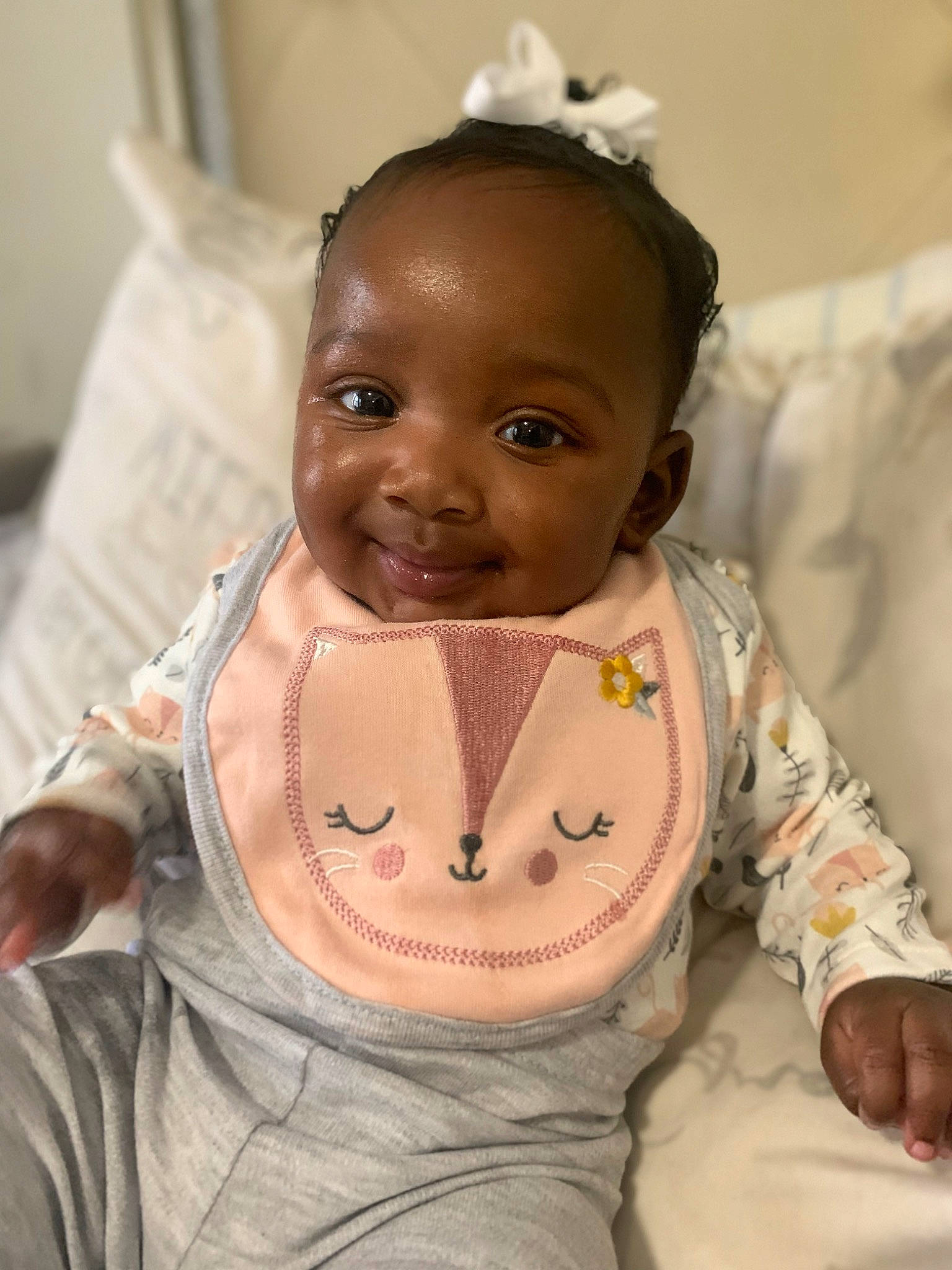 Lailani is registered to the contest to win money with this photo: arm, baby, baby_toddler_clothing, cheek, child, chin, clothing, event, forehead, fun, hand, happy, jewellery, joy, mouth, nose, person, skin, sleeve, smile