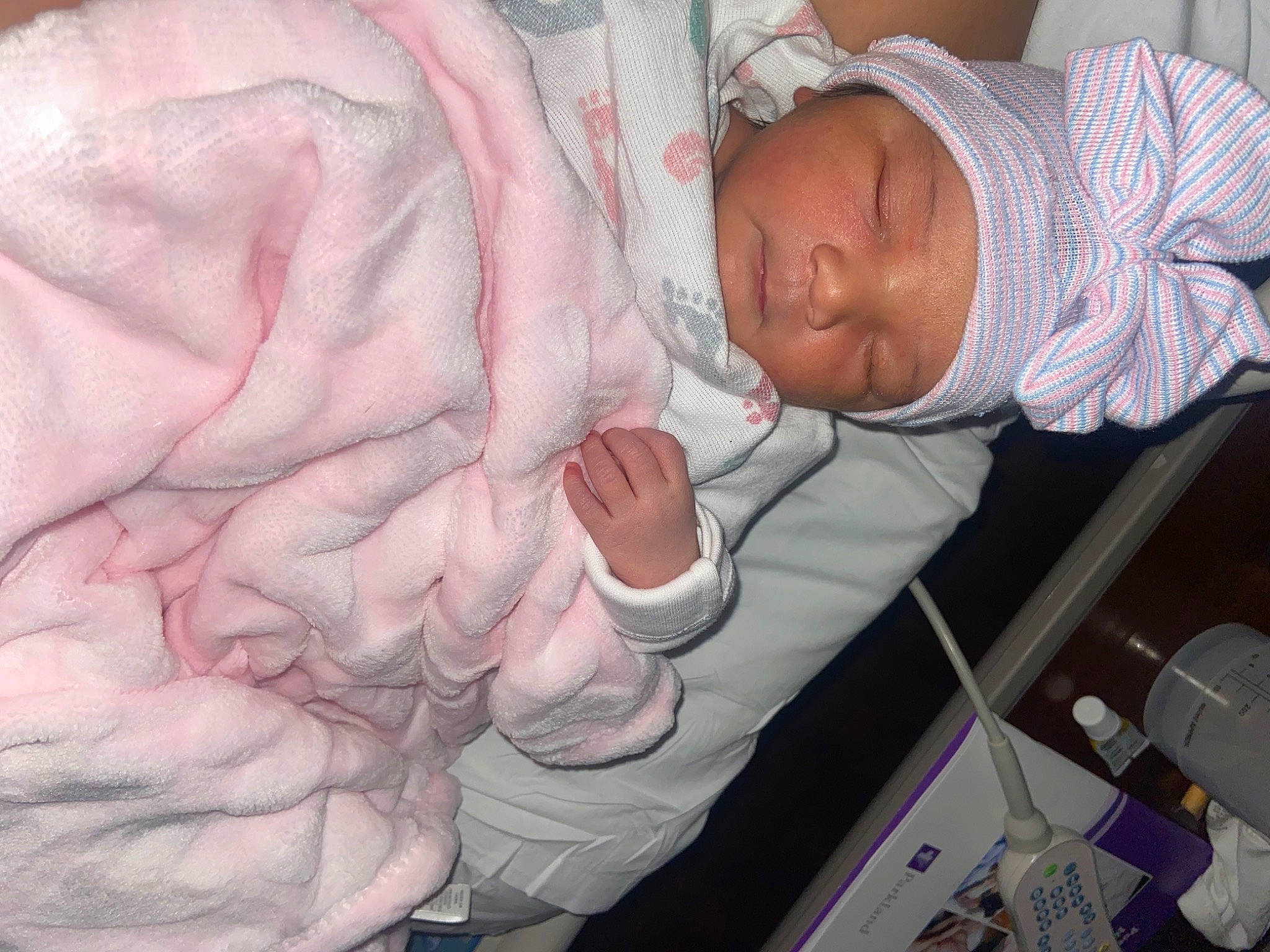 Rosalia joined the competition — help win amazing prizes! baby, baby_products, baby_safety, baby_sleeping, baby_toddler_clothing, child, childbirth, comfort, fur, head, headwear, health_care, linens, medical, peach, person, room, service, skin, thumb