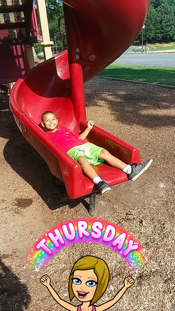 Shann joined the competition — help win amazing prizes! fun, headwear, joy, magenta, outdoor_play_equipment, person, pink, play, playground, public_space, recreation, red, shoe, vacation