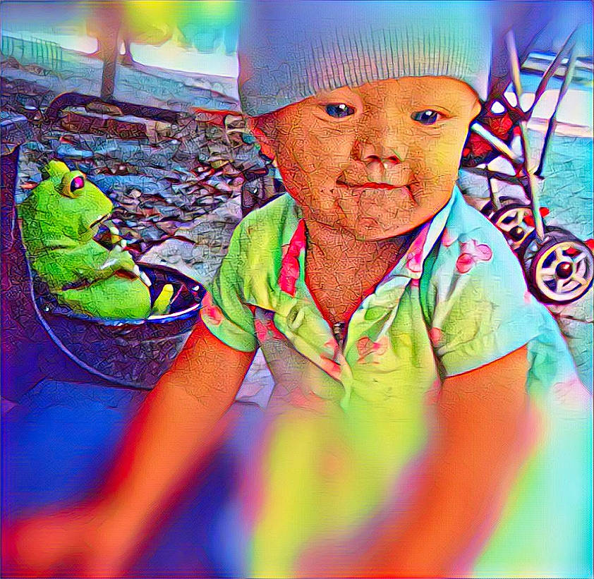 Mallorie joined the competition — help win amazing prizes! art, artist, baby, cap, child, cool, costume_hat, electric_blue, fashion_accessory, fun, happy, headwear, holiday, leisure, magenta, person, pink, play, sitting, t_shirt