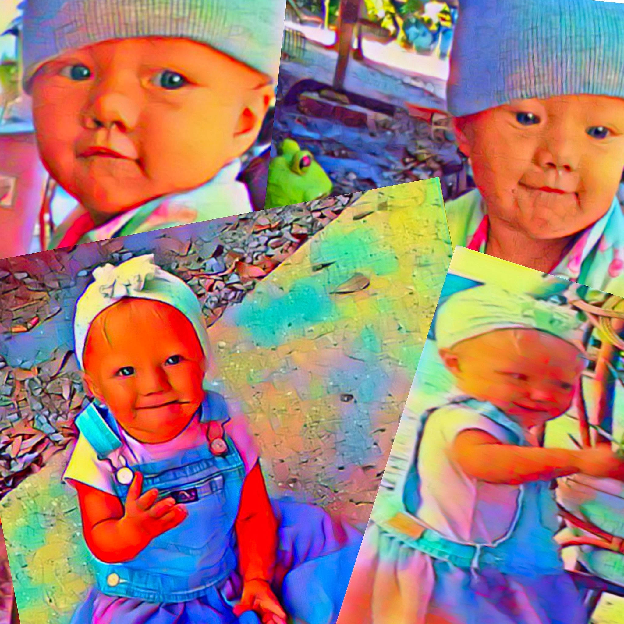 Mallorie is registered to the contest to win money with this photo: baby, baby_toddler_clothing, blue, cheek, clothing, eye, face, facial_expression, happy, head, headwear, human, orange, organ, outerwear, person, photograph, pink, product, skin