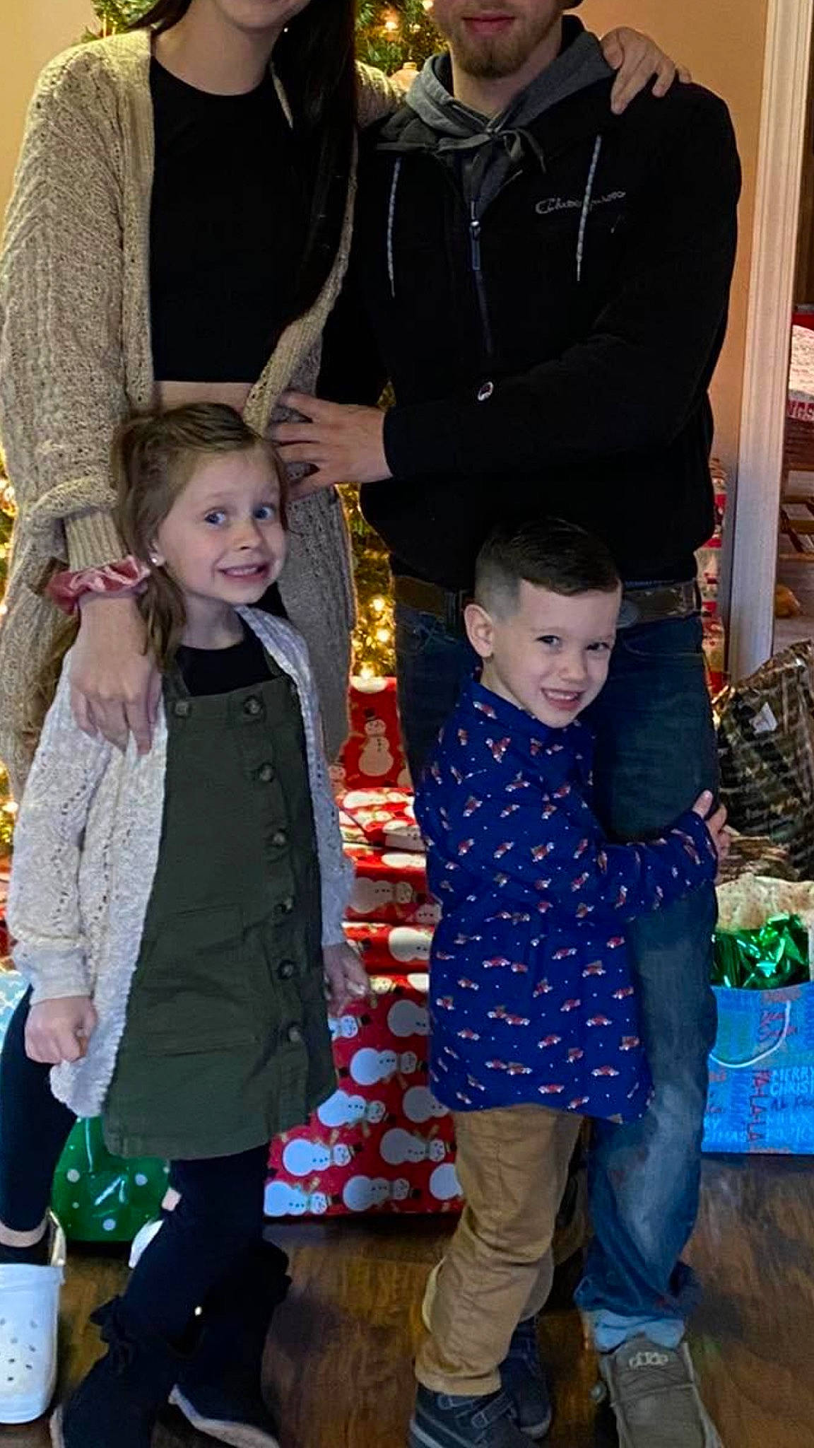 Addyson is registered to the contest to win money with this photo: basket, child, event, fashion, fun, happy, human, jacket, joy, leisure, outerwear, pattern, person, shoe, smile, snapshot, social_group, standing, street_fashion, style