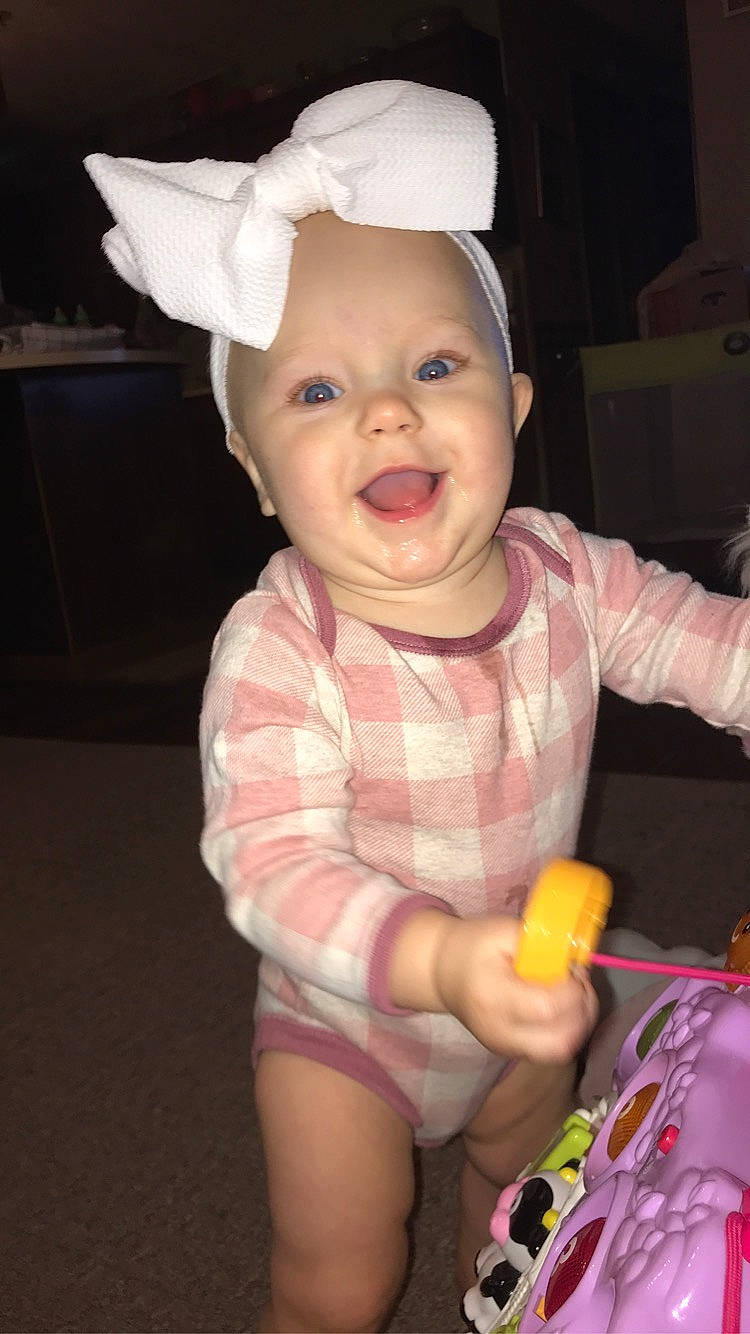 Carter joined the competition — help win amazing prizes! baby, child, headgear, person, skin, smile, toddler