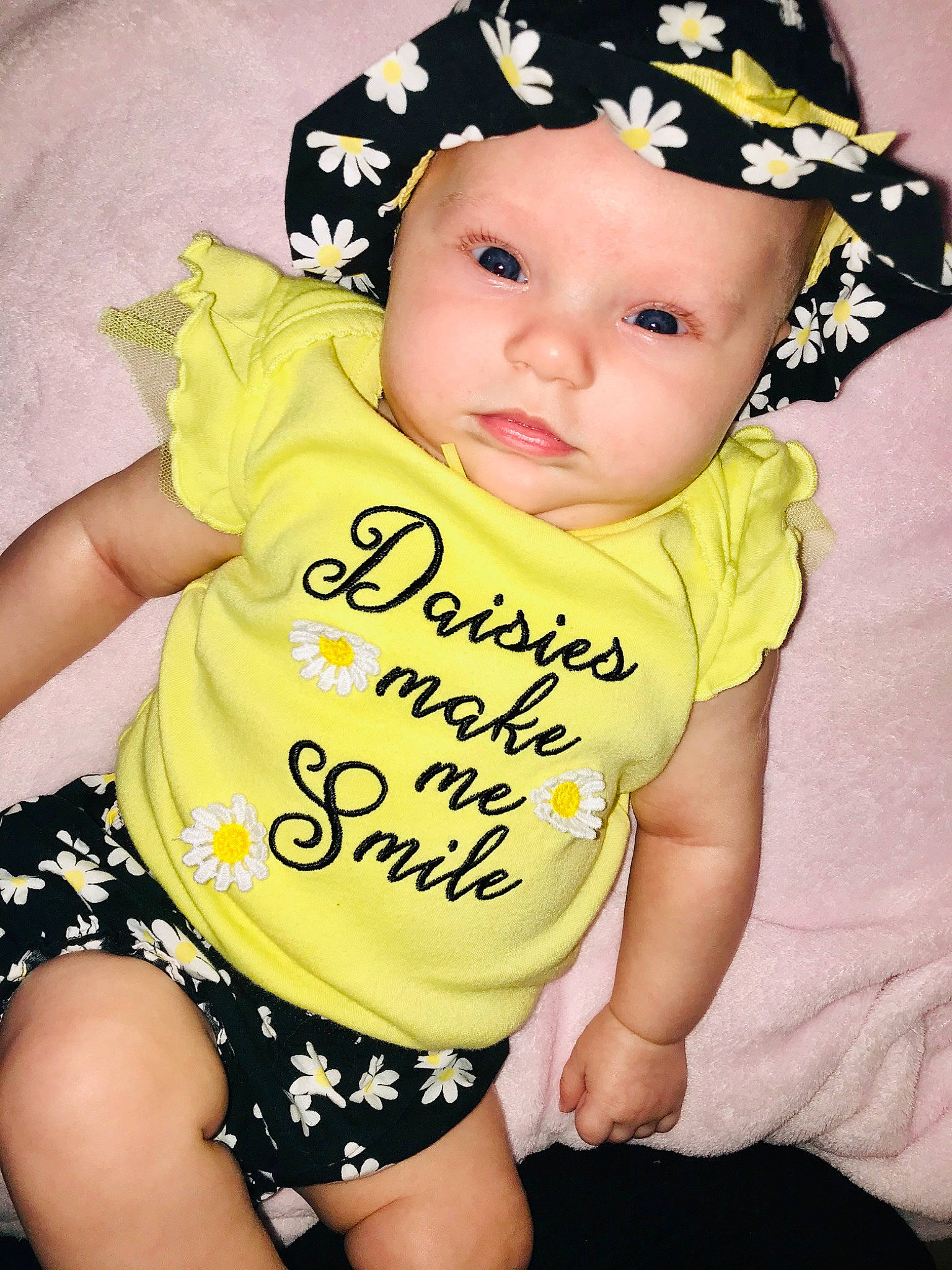 Carter Mae is registered to the contest to win money with this photo: baby, baby_bloomers, baby_products, baby_toddler_clothing, child, clothing, design, headgear, headwear, pattern, person, product, sleeve, toddler, yellow