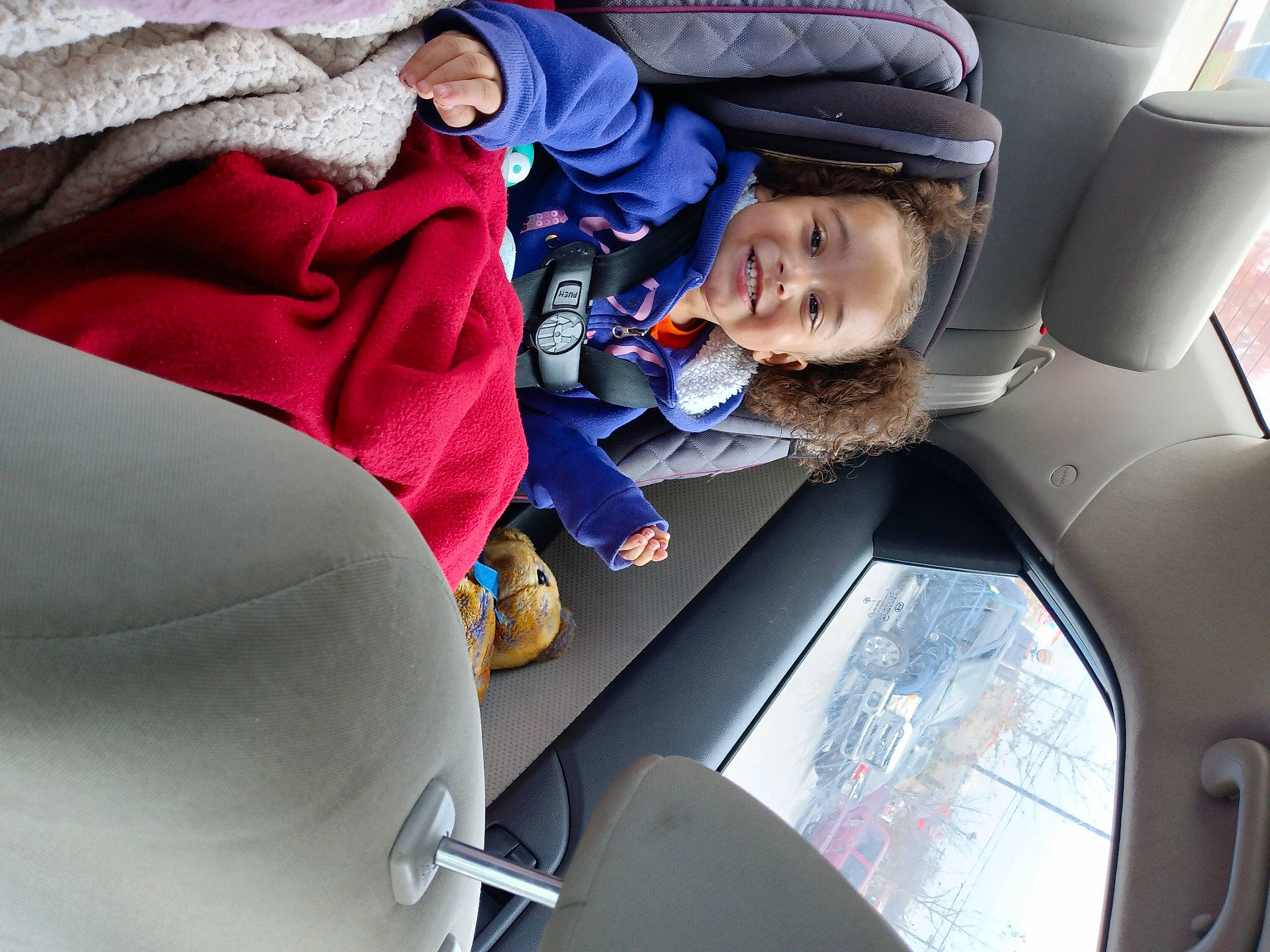 Alayhna joined the competition — help win amazing prizes! auto_part, automotive_design, automotive_exterior, automotive_mirror, car, car_seat, car_seat_cover, comfort, electric_blue, family_car, head_restraint, joy, motor_vehicle, person, personal_luxury_car, smile, steering_wheel, toddler, vehicle, vehicle_door