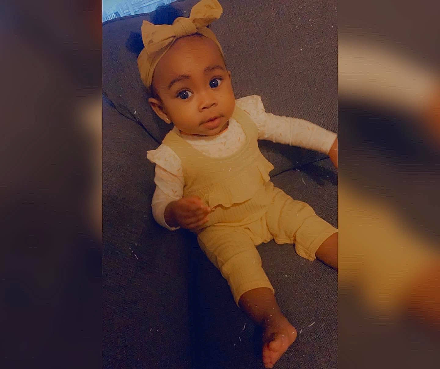 Kylah joined the competition — help win amazing prizes! art, baby, baby_toddler_clothing, cheek, child, eye, fictional_character, figurine, gesture, happy, head, human_body, iris, paper, paper_product, peach, person, sitting, sleeve, toddler