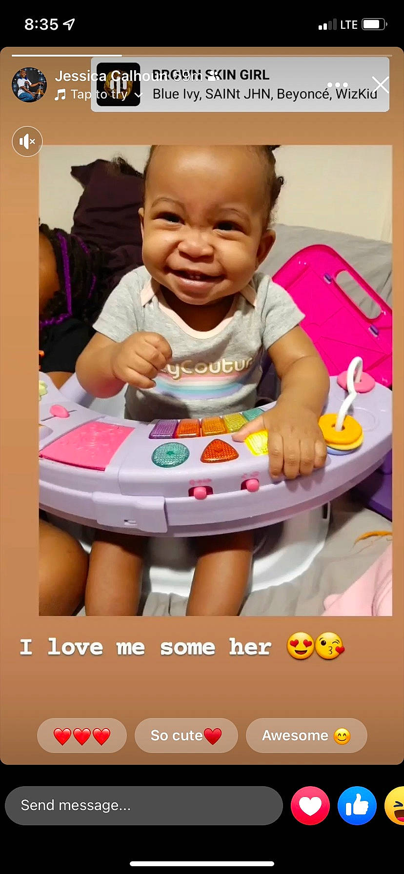 Kylah joined the competition — help win amazing prizes! baby, baby_playing_with_toys, baby_toddler_clothing, cheek, child, comfort, finger, fun, happy, leisure, mouth, person, photograph, pink, product, purple, sharing, smile, snapshot, thumb