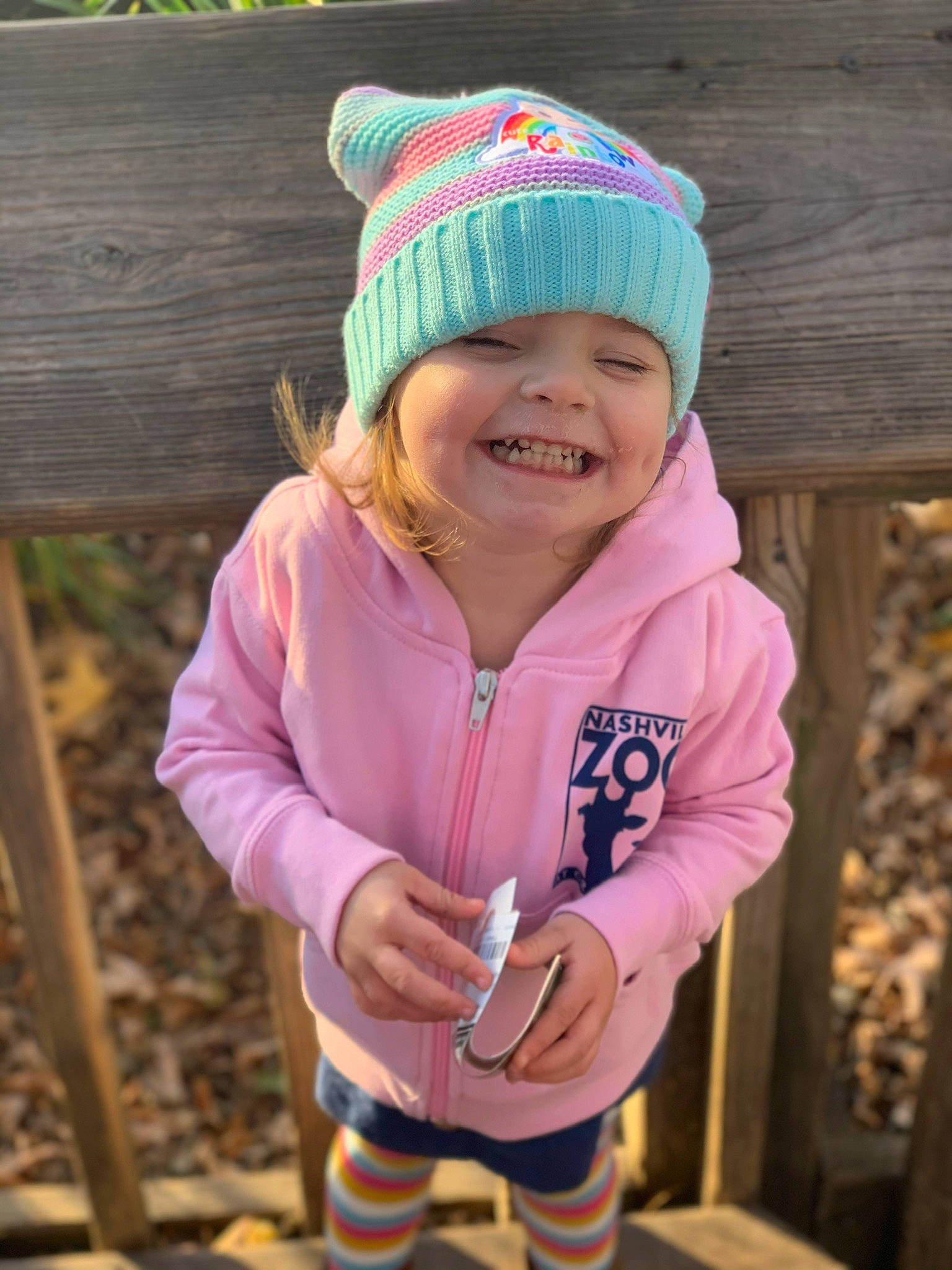 Lilyth joined the competition — help win amazing prizes! cap, clothing, cool, eye, face, fun, grass, green, happy, head, headgear, headwear, jacket, joy, leaf, outerwear, people_in_nature, person, pink, purple