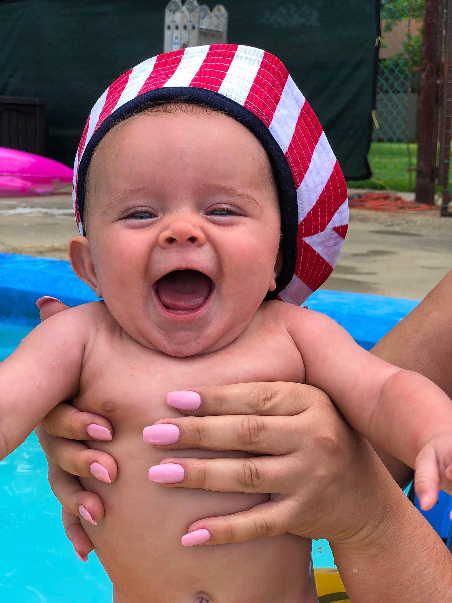 Bryar is registered to the contest to win money with this photo: baby, baby_making_funny_faces, child, face, facial_expression, finger, fun, hand, happy, laugh, lip, mouth, muscle, neck, person, skin, smile, summer, thumb, toddler
