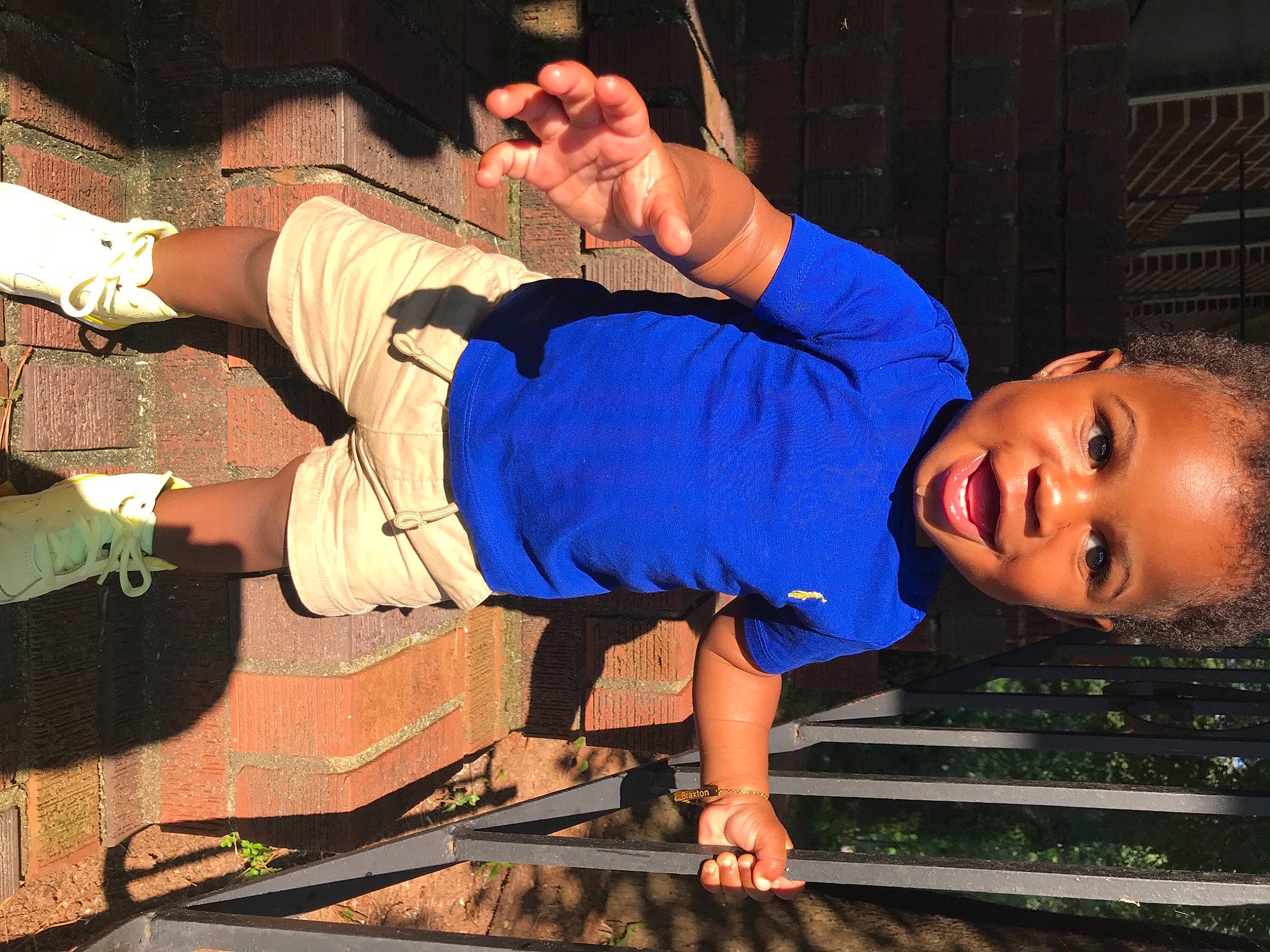 Braxton joined the competition — help win amazing prizes! arm, child, elbow, electric_blue, entertainment, event, flash_photography, fun, hand, human_leg, joint, leg, leisure, performance, performing_arts, person, rope, sneakers, t_shirt, thigh