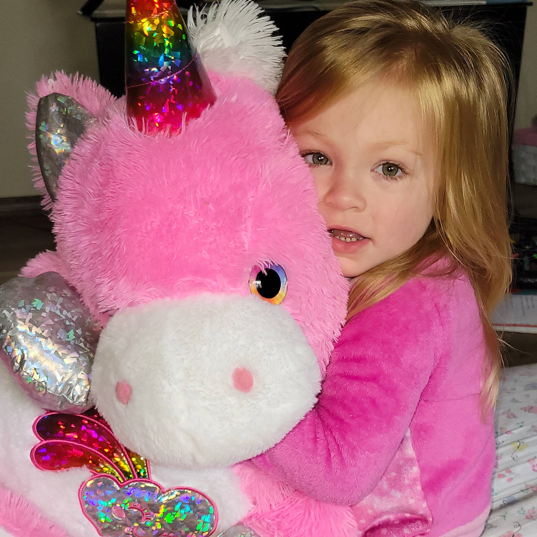 Oceanna joined the competition — help win amazing prizes! baby, baby_playing_with_toys, baby_products, baby_toddler_clothing, baby_toys, child, ear, event, fun, fur, happy, magenta, pattern, person, pink, plush, sleeve, stuffed_toy, toddler, toy