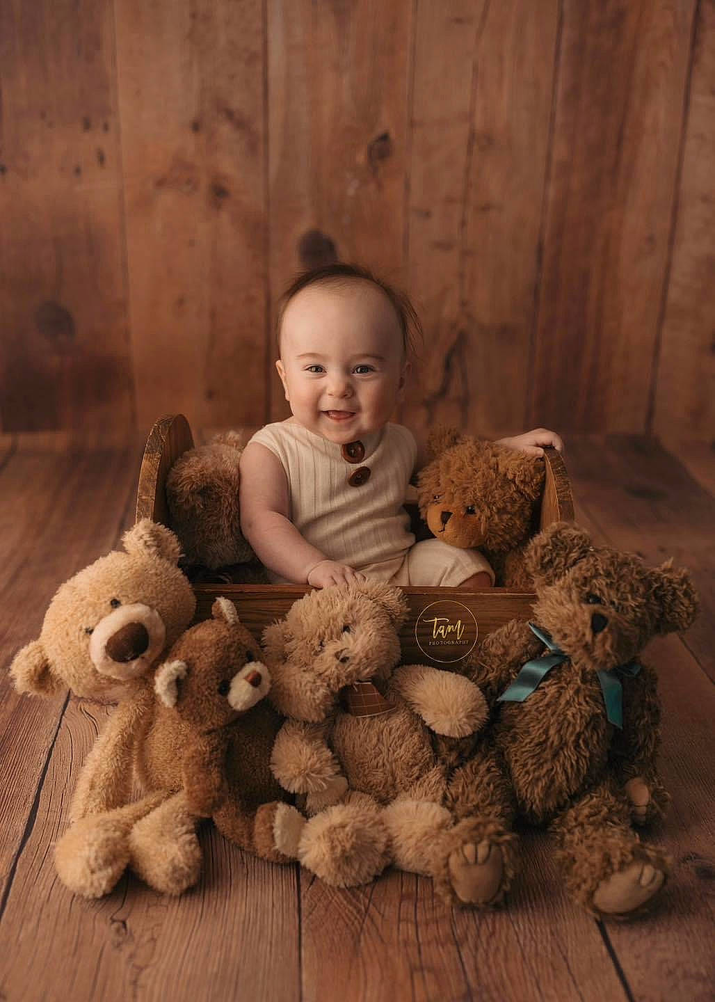 Lincoln joined the competition — help win amazing prizes! art, baby, baby_toddler_clothing, child, comfort, flooring, happy, hardwood, joy, mammal, person, room, sitting, skin, smile, still_life, still_life_photography, stuffed_toy, toddler, toy