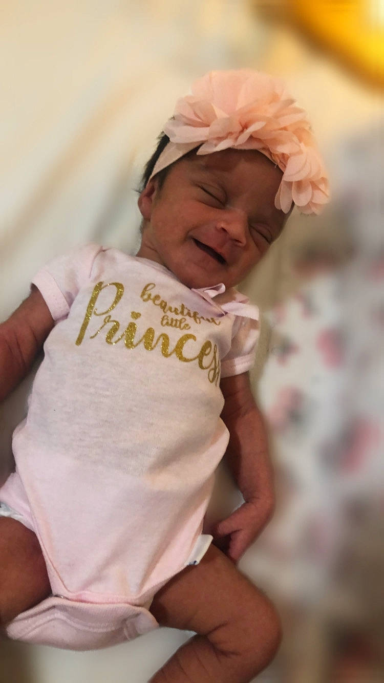 Everlee joined the competition — help win amazing prizes! baby, baby_toddler_clothing, cheek, child, fashion_accessory, fun, hair_accessory, happy, headwear, joy, peach, person, pink, sleeve, smile, thumb, toddler