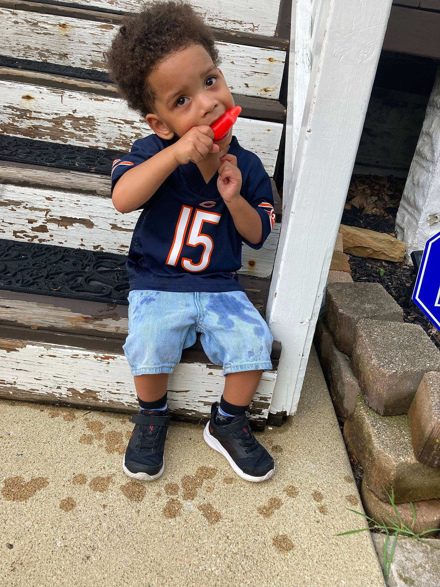 Emilio joined the competition — help win amazing prizes! baby_toddler_clothing, child, denim, electric_blue, flooring, fun, happy, human_leg, leisure, person, play, shorts, sitting, t_shirt, toddler, travel, vacation, wood
