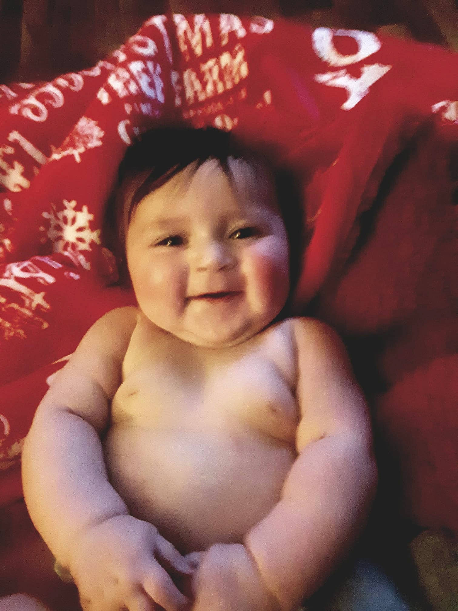 Jacey is registered to the contest to win money with this photo: baby, cheek, child, face, facial_expression, lip, person, skin, smile, toddler