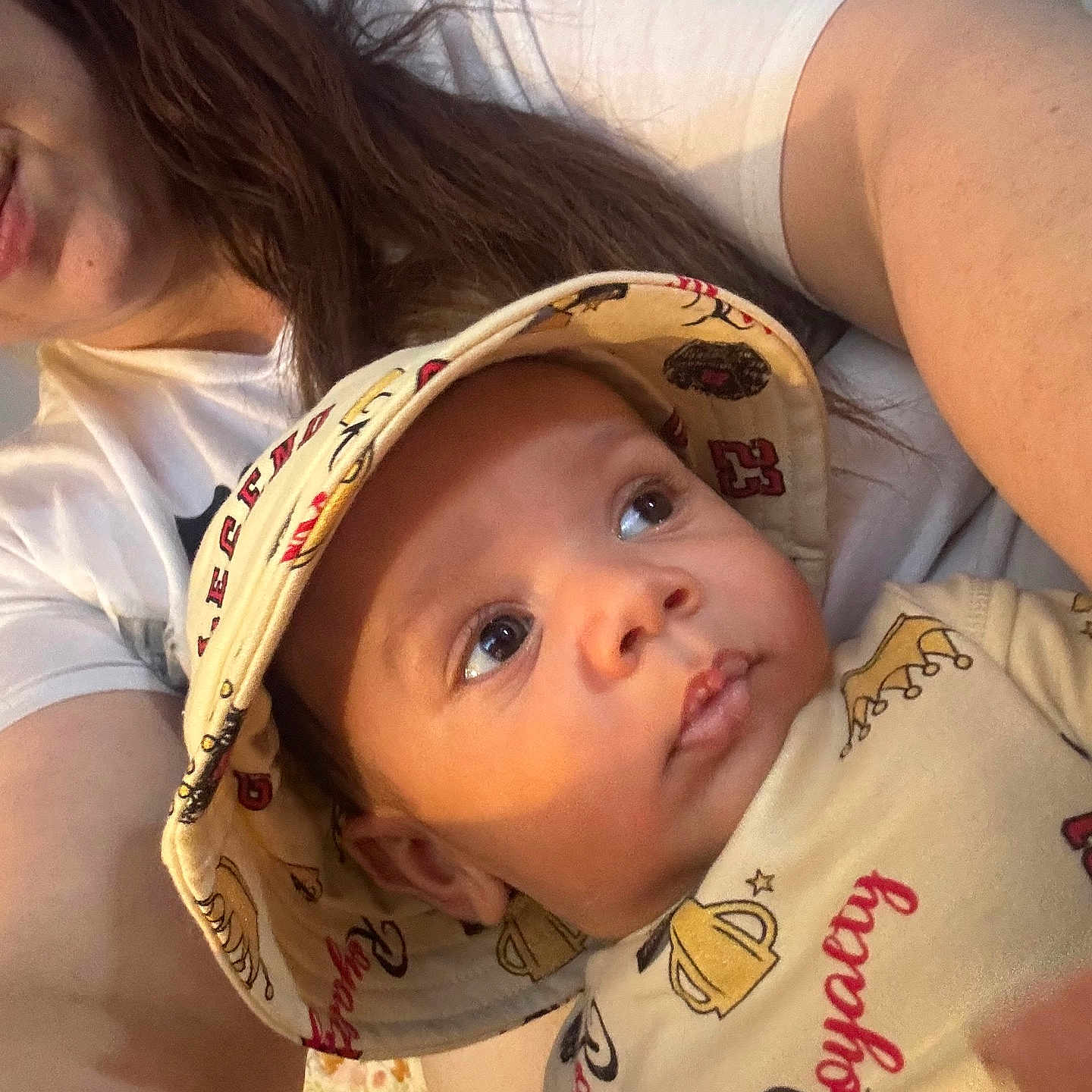 Cendrick is registered to the contest to win money with this photo: accessories, baby, baseballcap, bonnet, cap, clothing, earring, face, hat, head, jewelry, necklace, newborn, person, photography, portrait, selfie, sleeping, sunhat, t_shirt