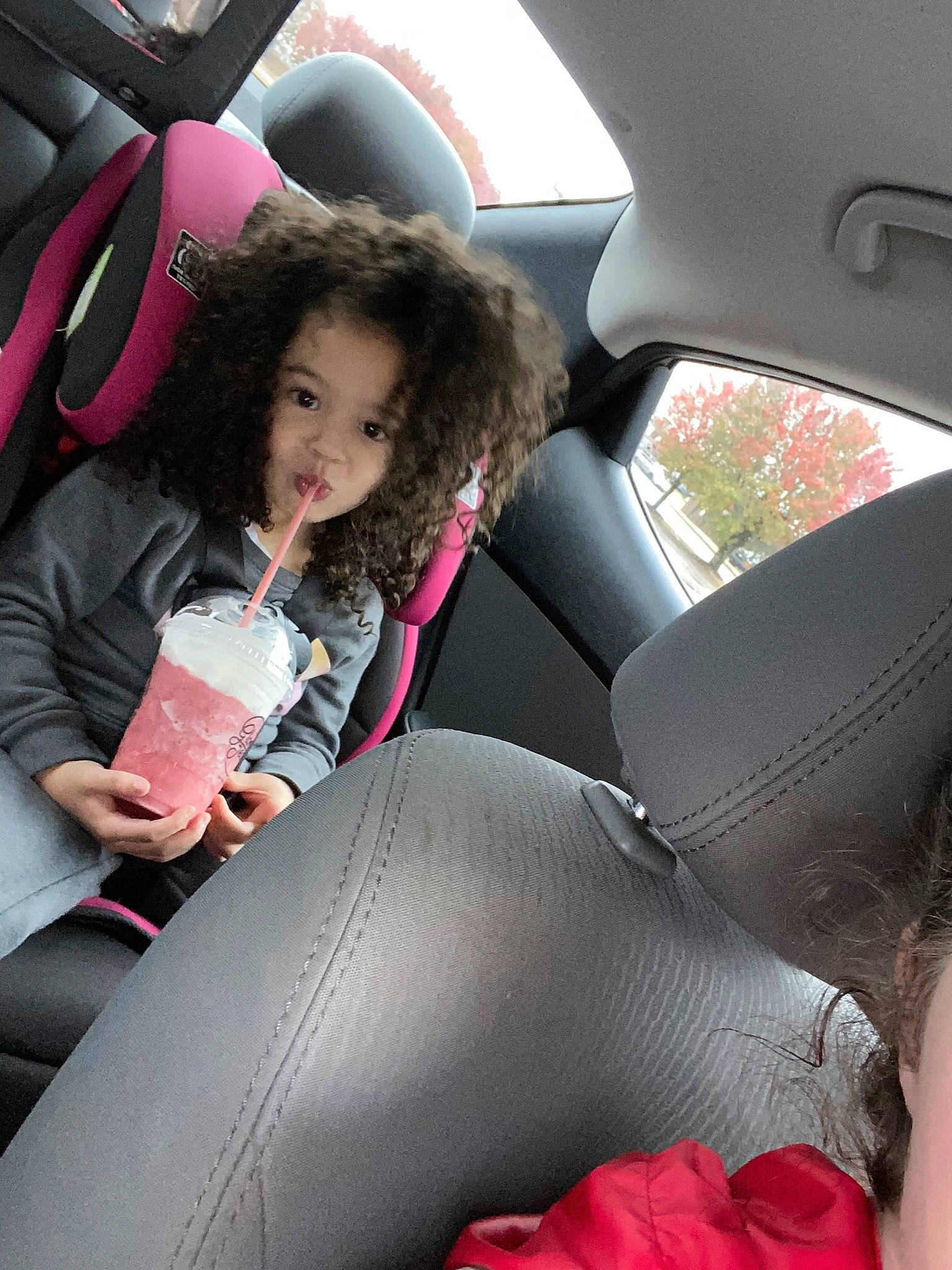 Jaliyah joined the competition — help win amazing prizes! auto_part, automotive_design, automotive_exterior, car, car_seat, car_seat_cover, comfort, family_car, head_restraint, human_leg, leg, motor_vehicle, person, personal_luxury_car, plant, steering_part, steering_wheel, thigh, vehicle, vehicle_door